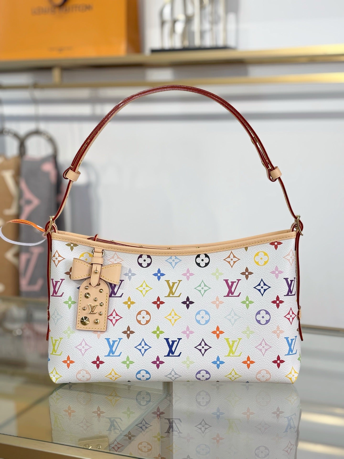路L家-M27578 TM CARRYALL EAST WEST 手袋 白彩