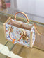 路L家-M27580 TM ONTHEGO 小號手袋 白彩