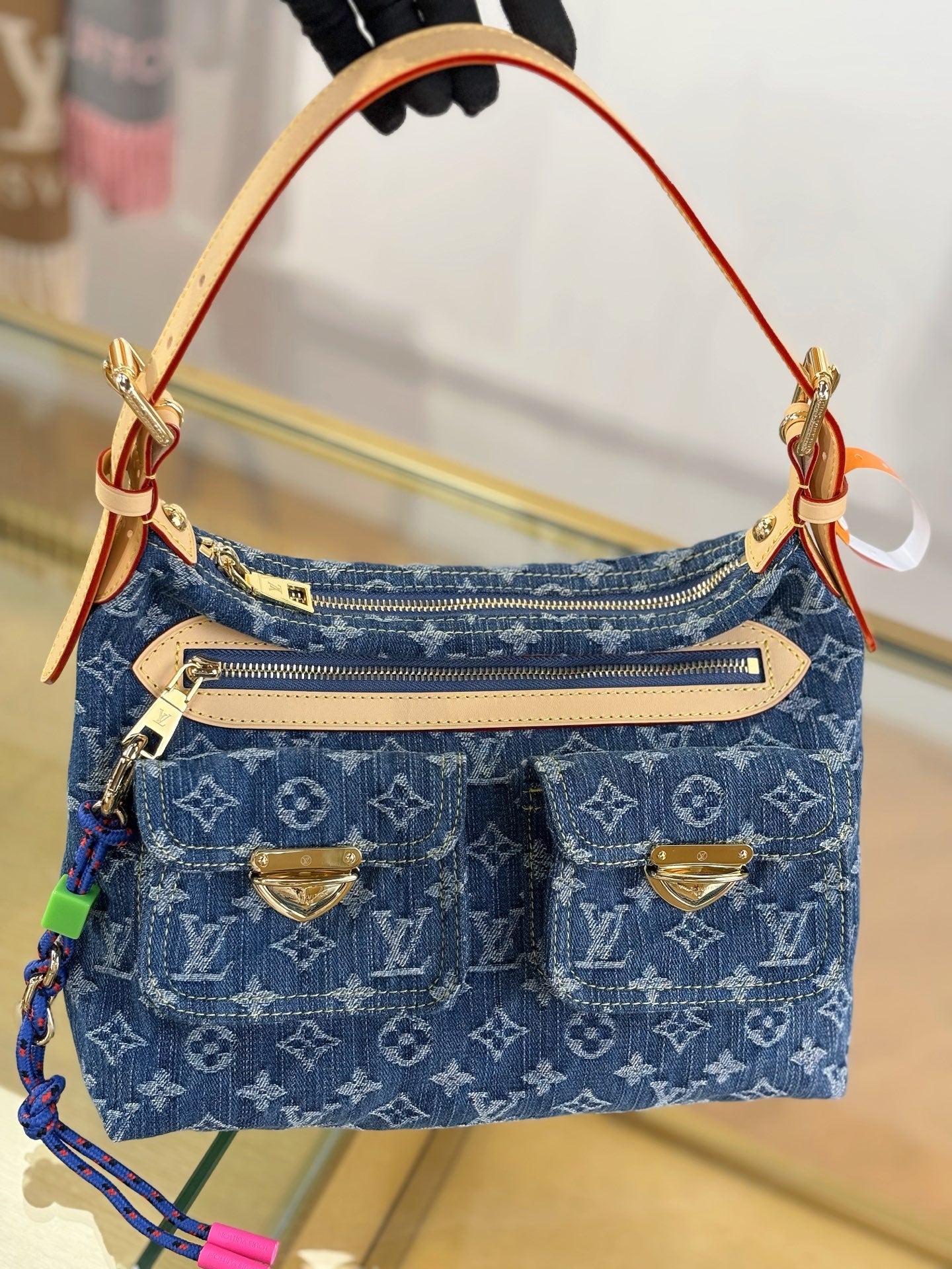 路L家-M27329 BAGGY 手袋 牛仔藍