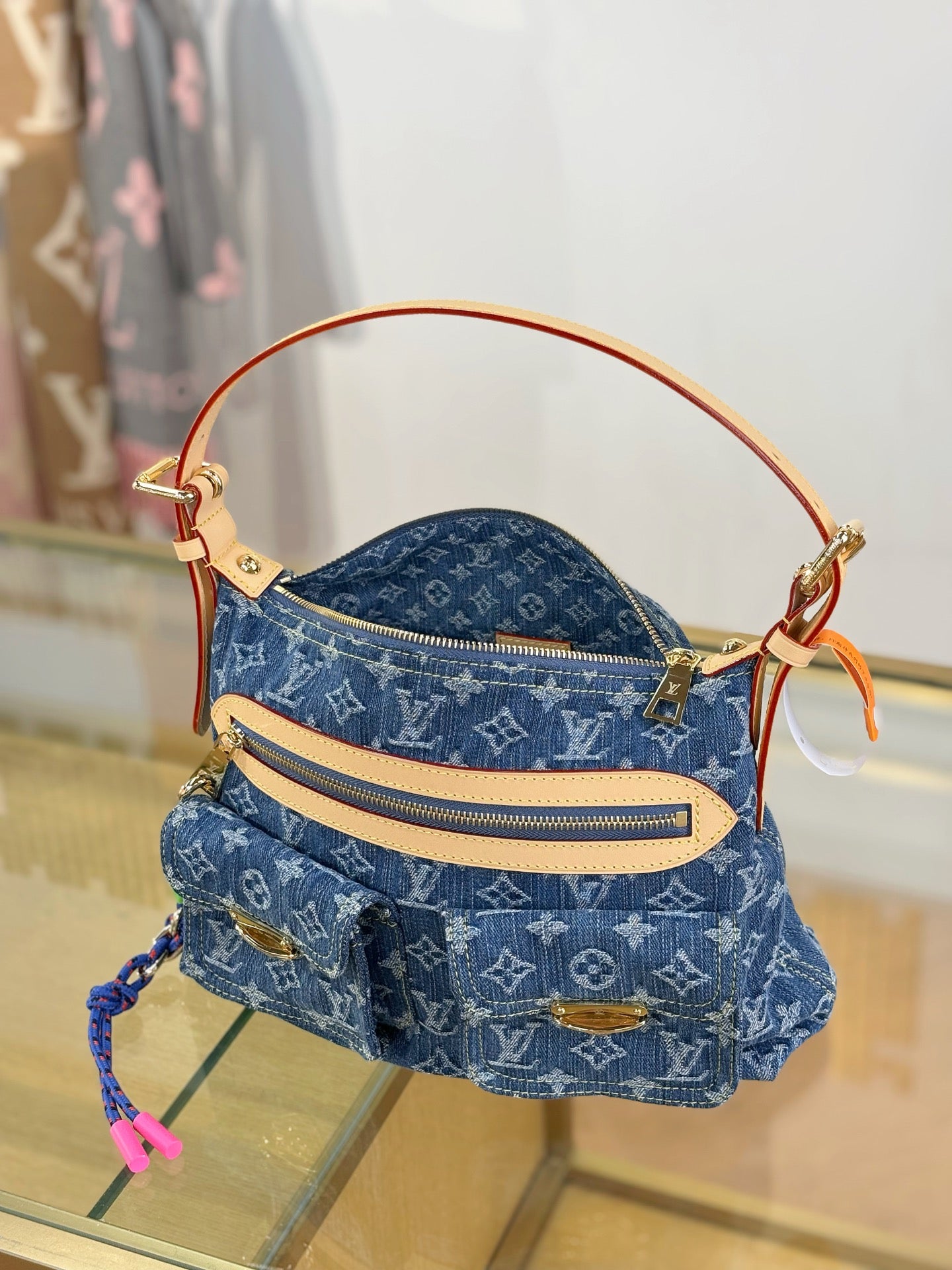 路L家-M27329 BAGGY 手袋 牛仔藍