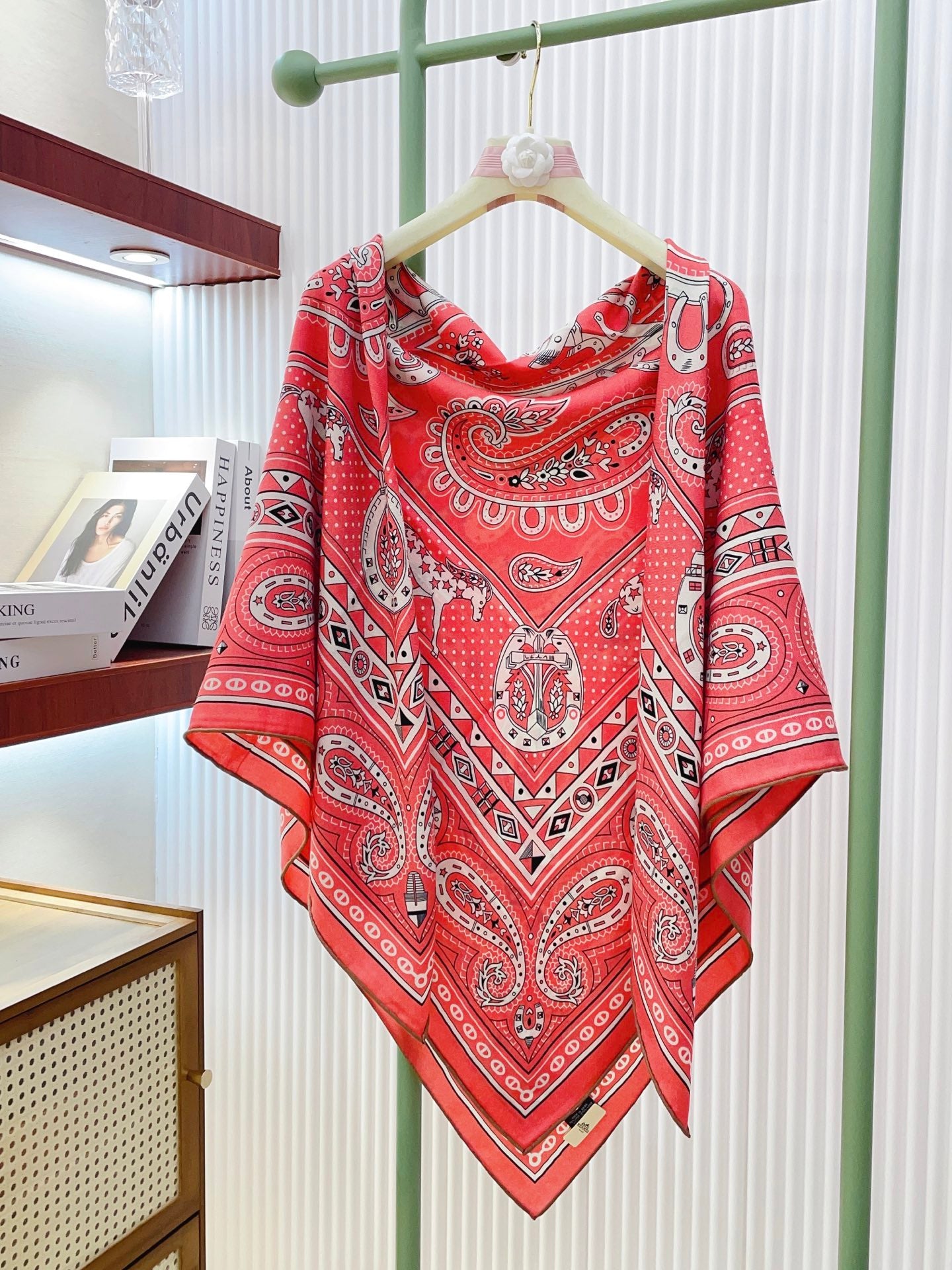 小愛款-雙面同色絲毛 140cm*140cm 羊絨方巾