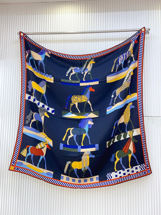 小愛款-雙面同色絲毛 140cm*140cm 70%羊絨+30％真絲