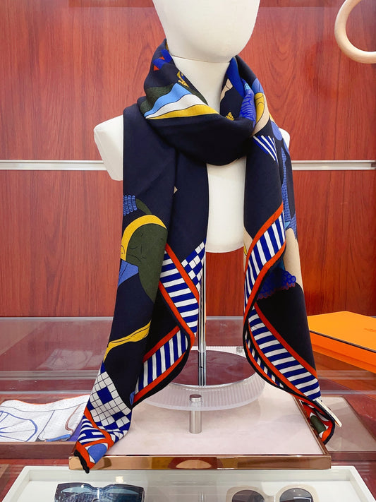 小愛款-雙面同色絲毛 140cm*140cm 70%羊絨+30%真絲
