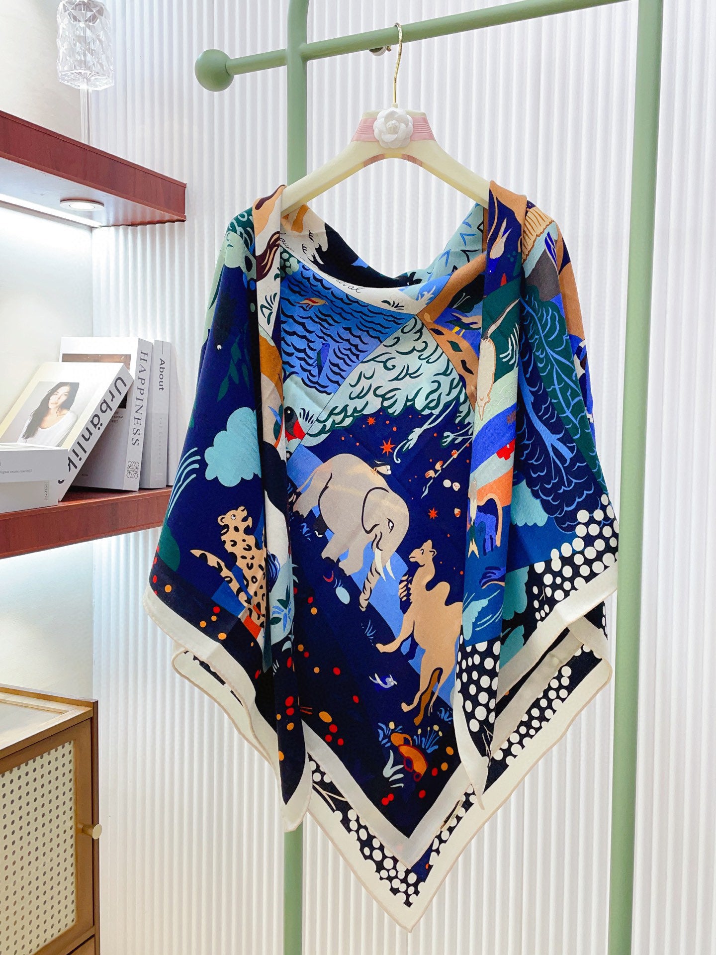 小愛款-羊絨方巾 140cm*140cm 70%羊絨+30％真絲