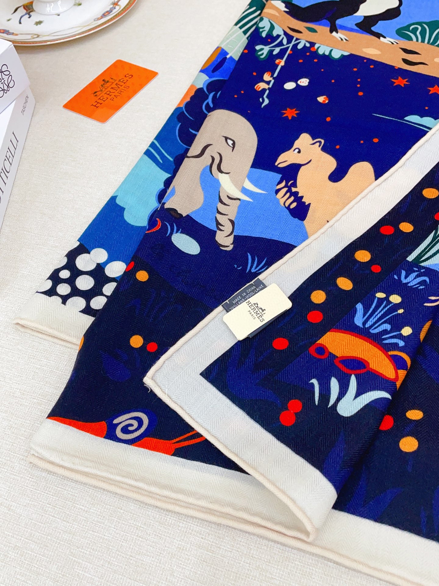 小愛款-雙面同色絲毛 140cm*140cm 羊絨方巾
