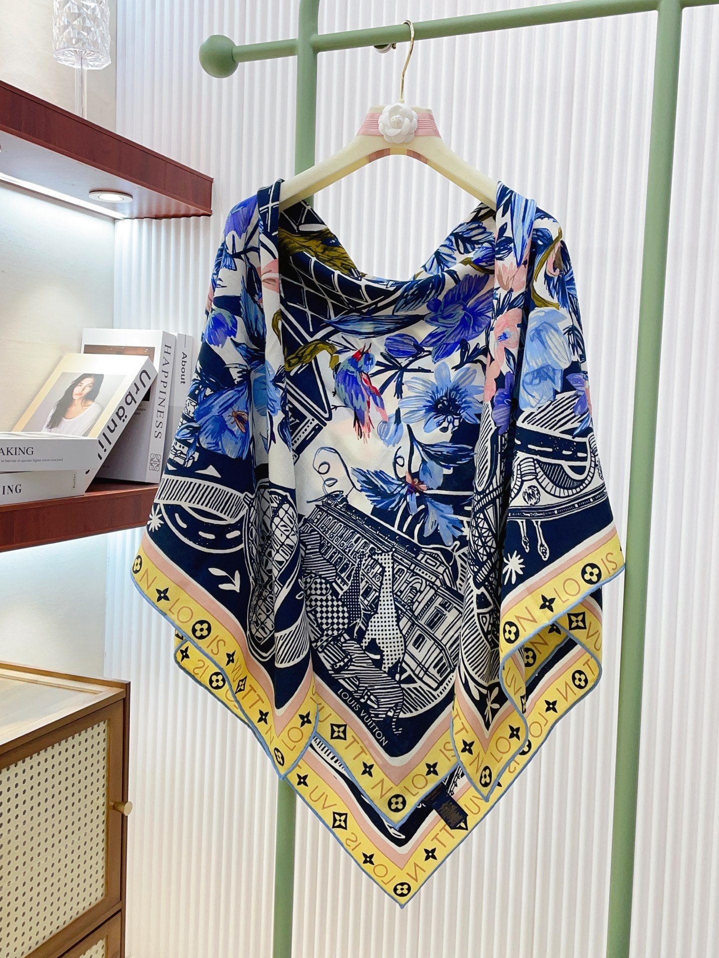 路L家-雙面同色羊絨方巾 140cm*140cm 70%羊絨+30％真絲