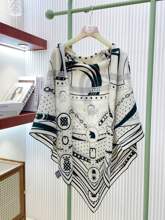 小愛款-雙面異色 140cm*140cm 羊絨方巾