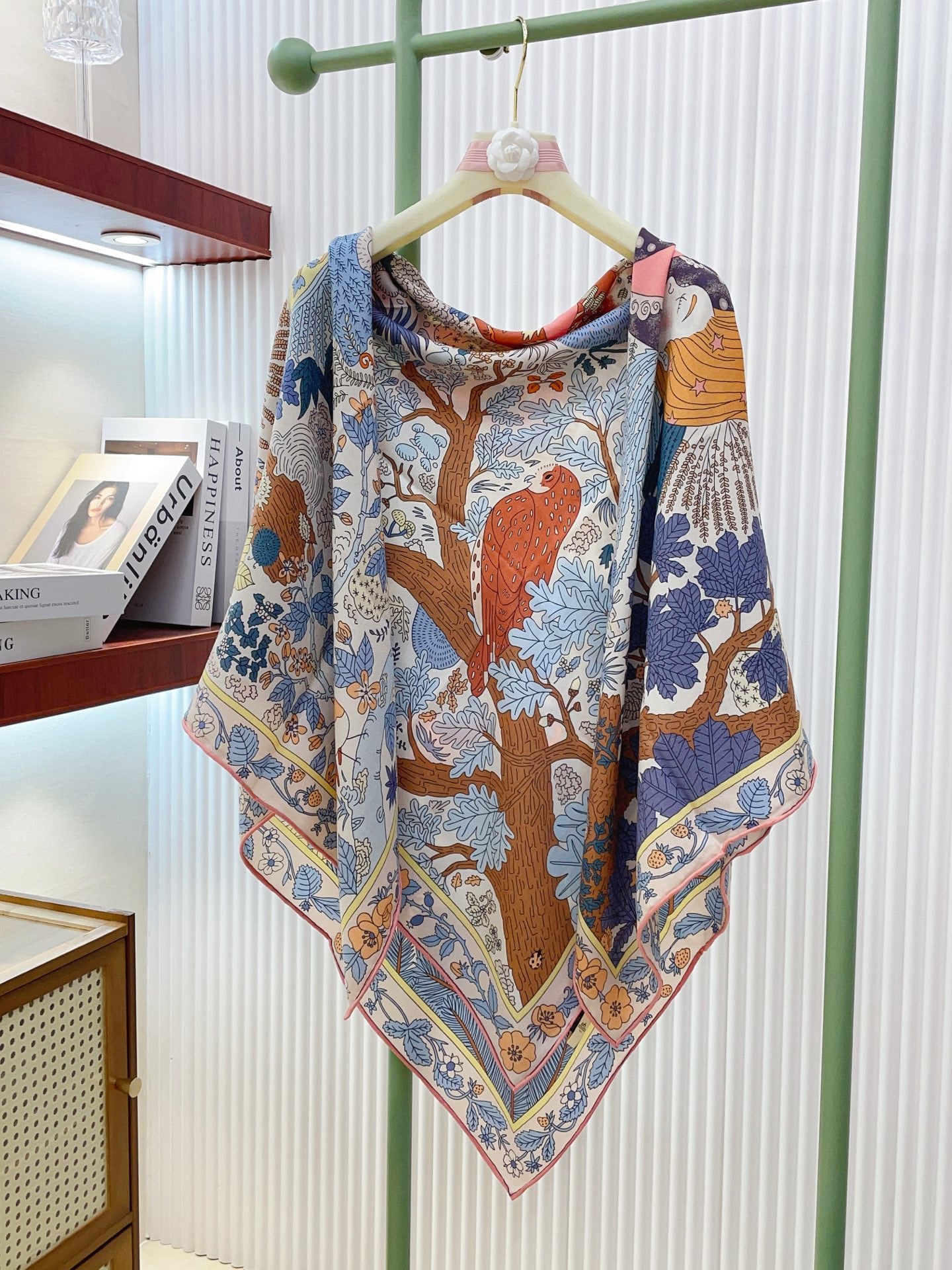 小愛款-雙面同色絲毛 140cm*140cm 羊絨方巾