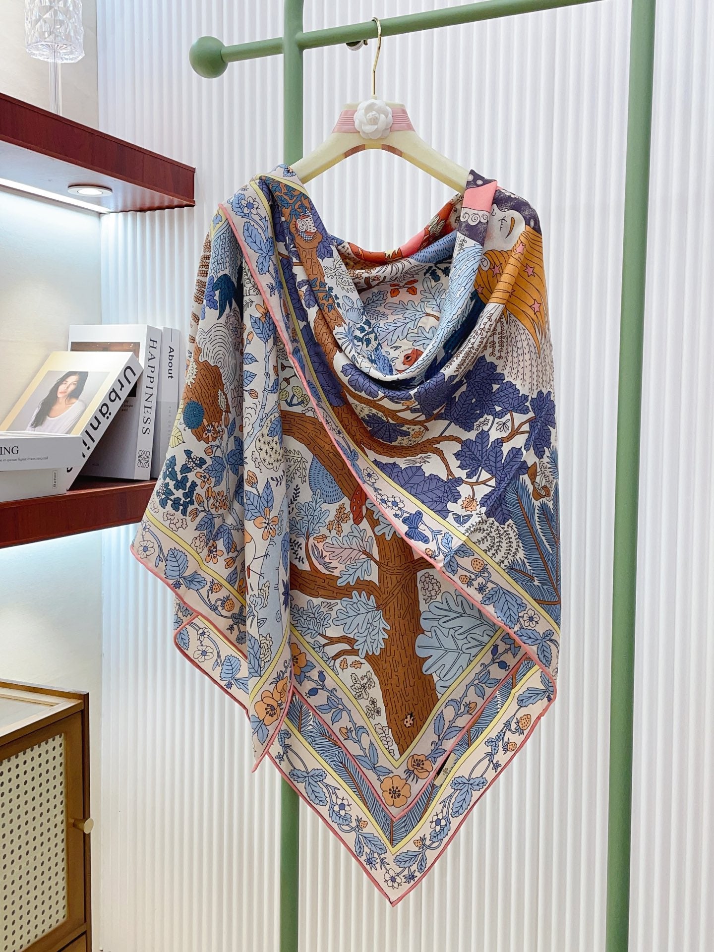 小愛款-雙面同色絲毛 140cm*140cm 羊絨方巾