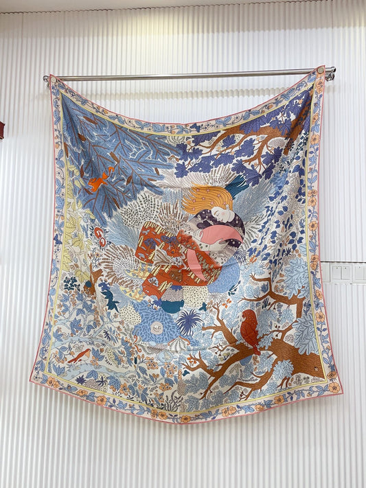 小愛款-雙面同色絲毛 140cm*140cm 羊絨方巾