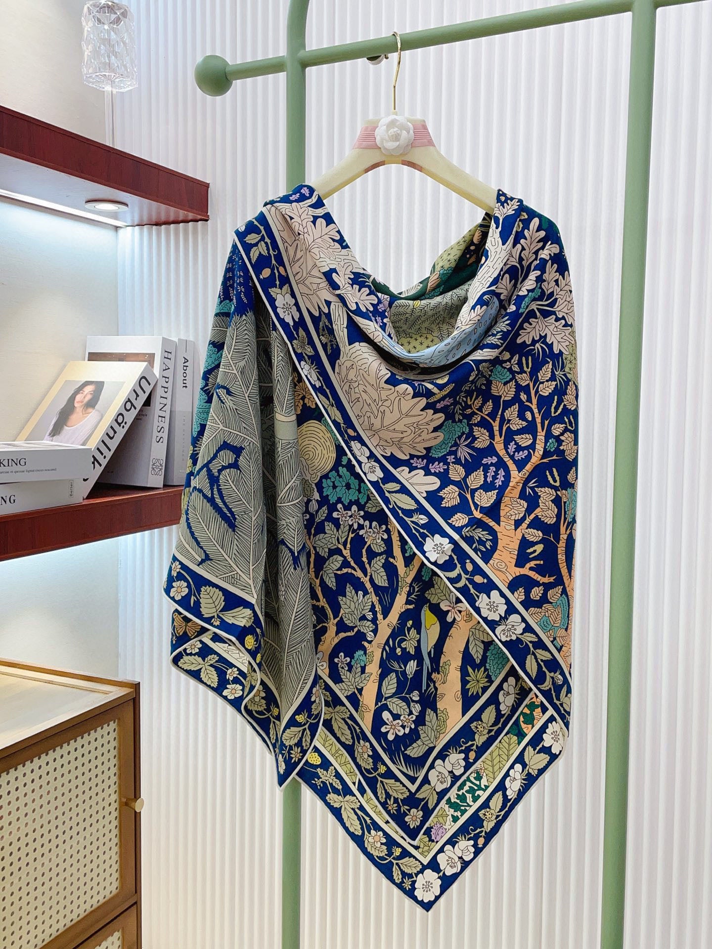 小愛款-雙面同色絲毛 140cm*140cm 羊絨方巾