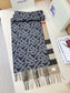 巴B家-雙面圍巾 180*30cm 50%羊絨50%羊毛-深灰
