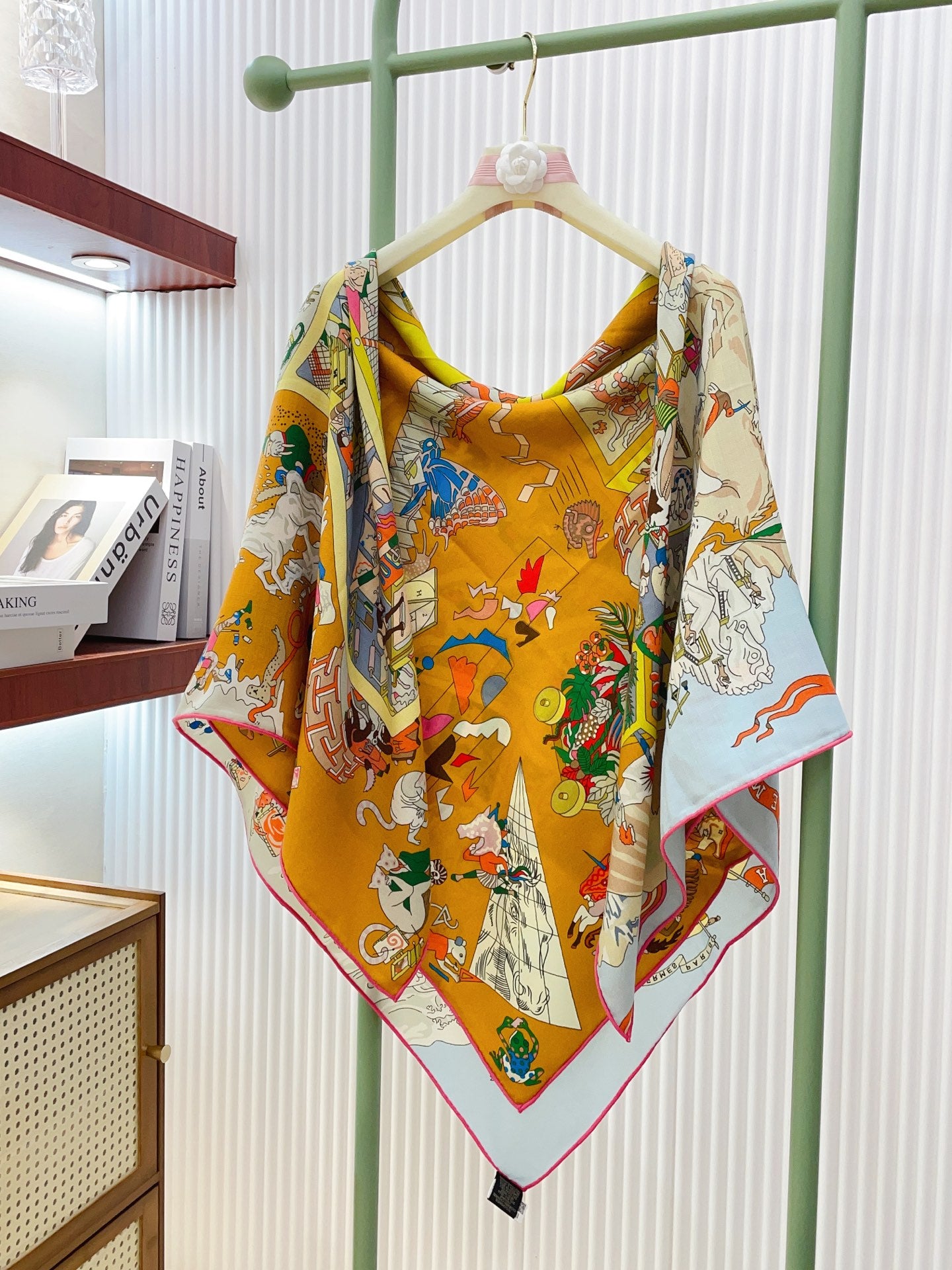 小愛款-雙面同色 140cm*140cm 羊絨方巾