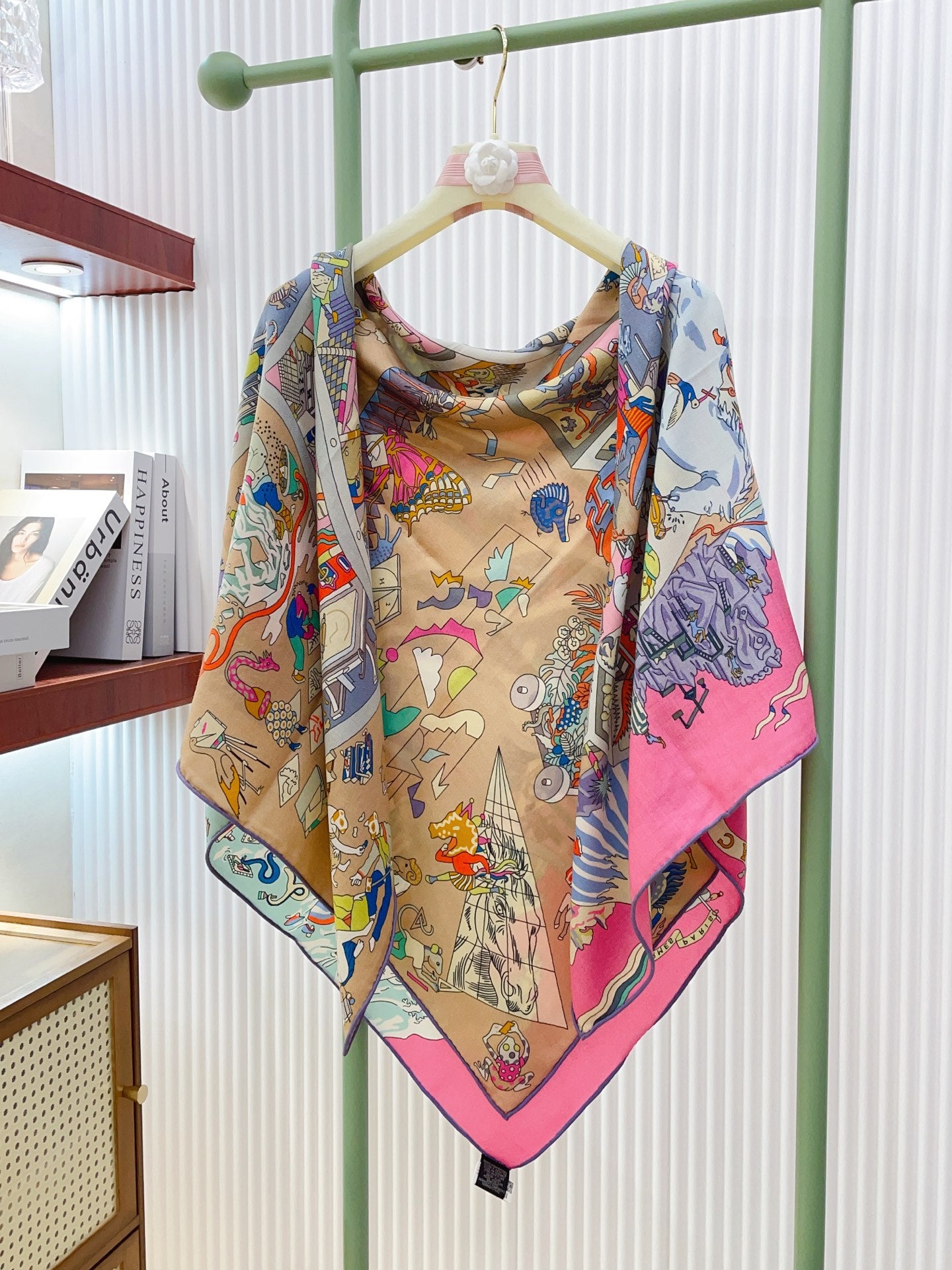 小愛款-雙面同色 140cm*140cm 羊絨方巾
