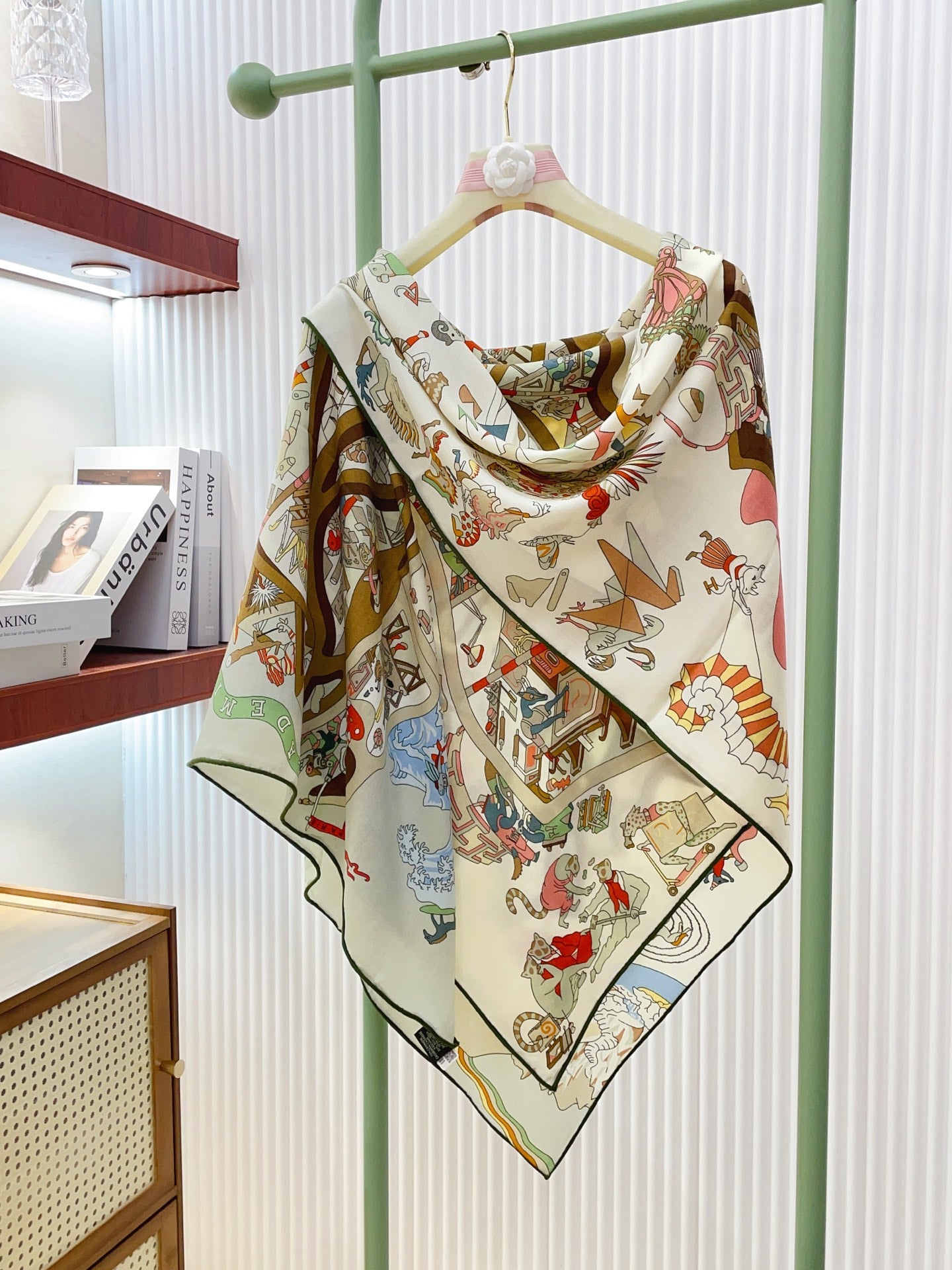 小愛款-羊絨方巾 140cm*140cm 雙面同色絲毛