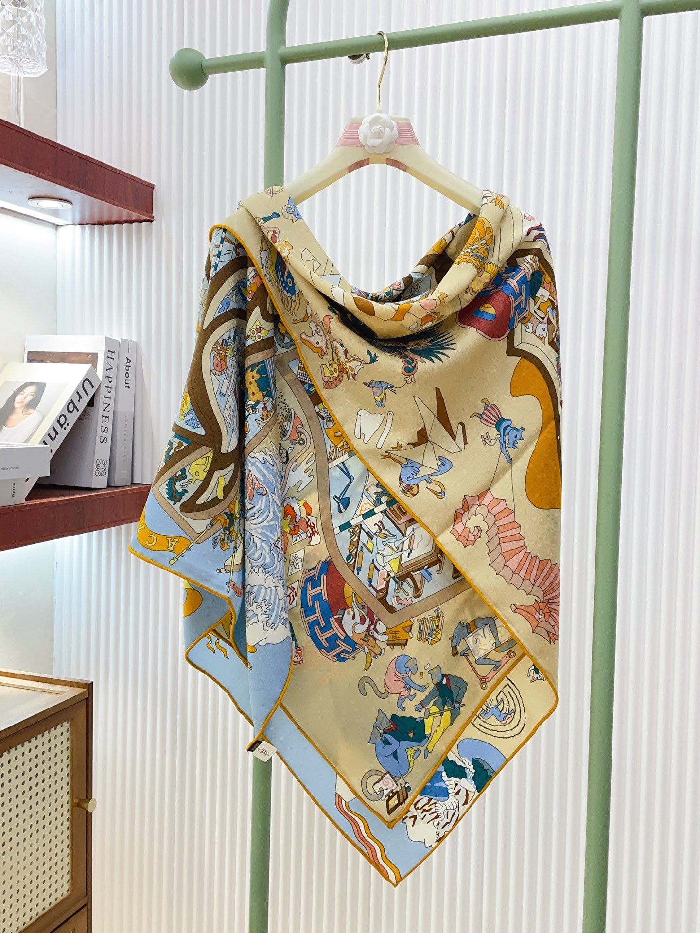 小愛款-雙面同色 140cm*140cm 羊絨方巾