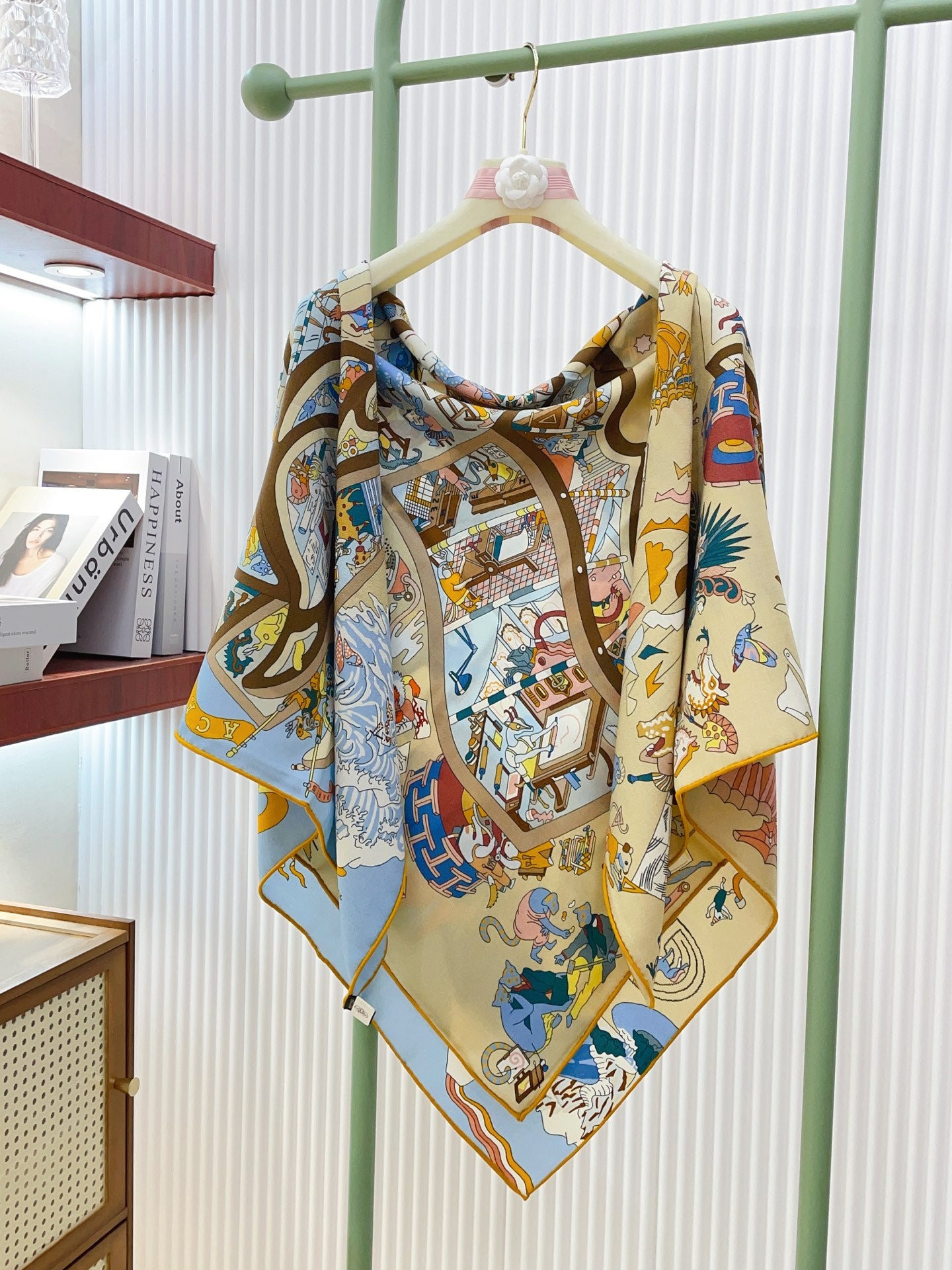 小愛款-雙面同色 140cm*140cm 羊絨方巾