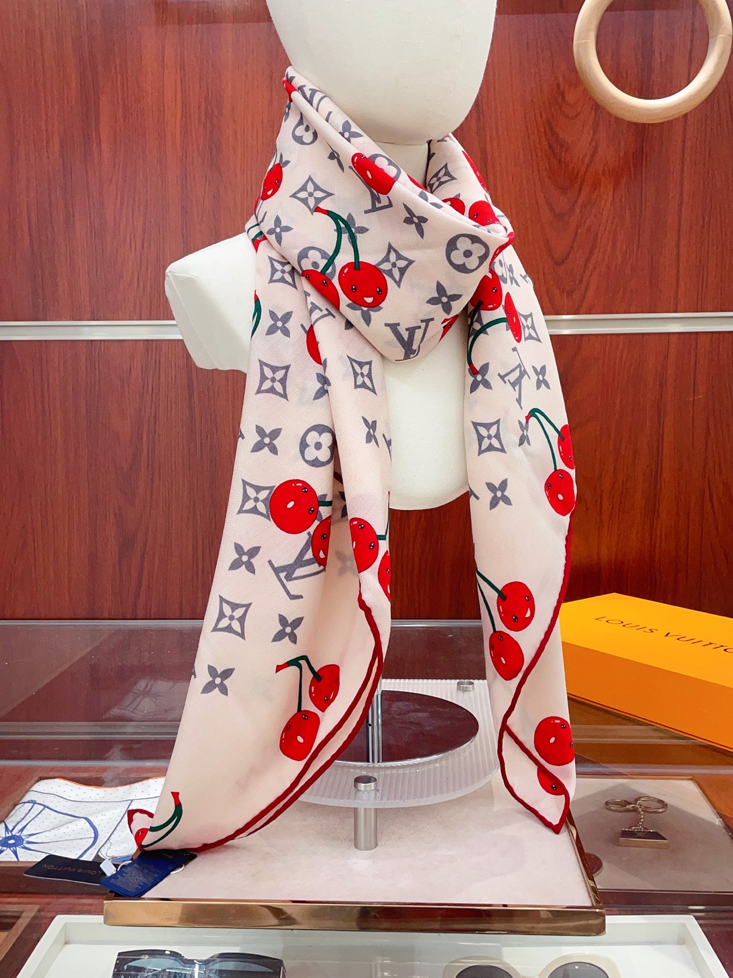 路L家-雙面同色絲毛羊絨方巾 140cm*140cm-粉白