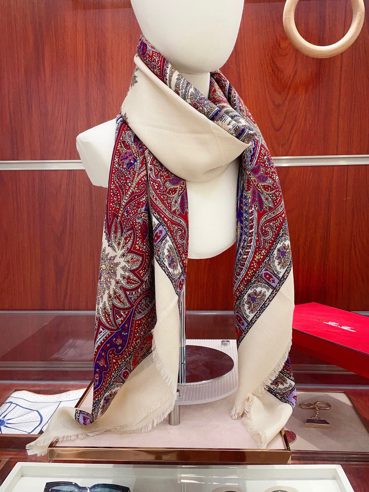L-Piana-羊絨圍巾 140*140cm 70%羊絨+30%真絲