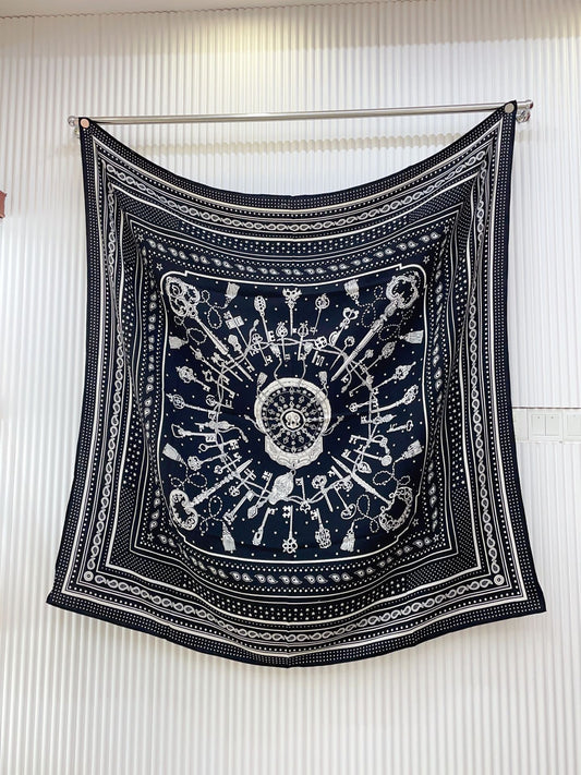 小愛款-雙面同色絲毛 140cm*140cm 羊絨方巾