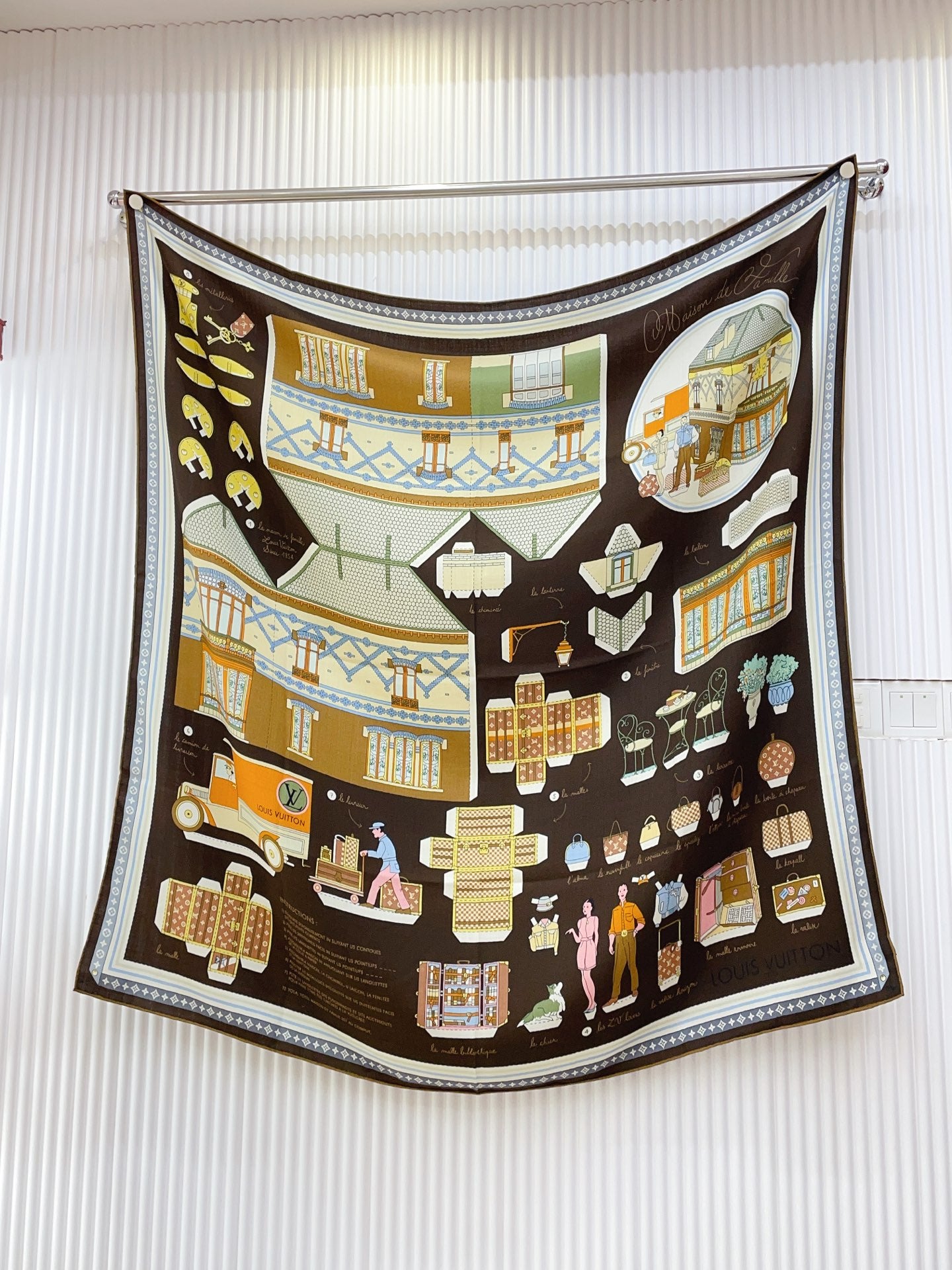 路L家-雙面同色羊絨方巾 40cm*140cm