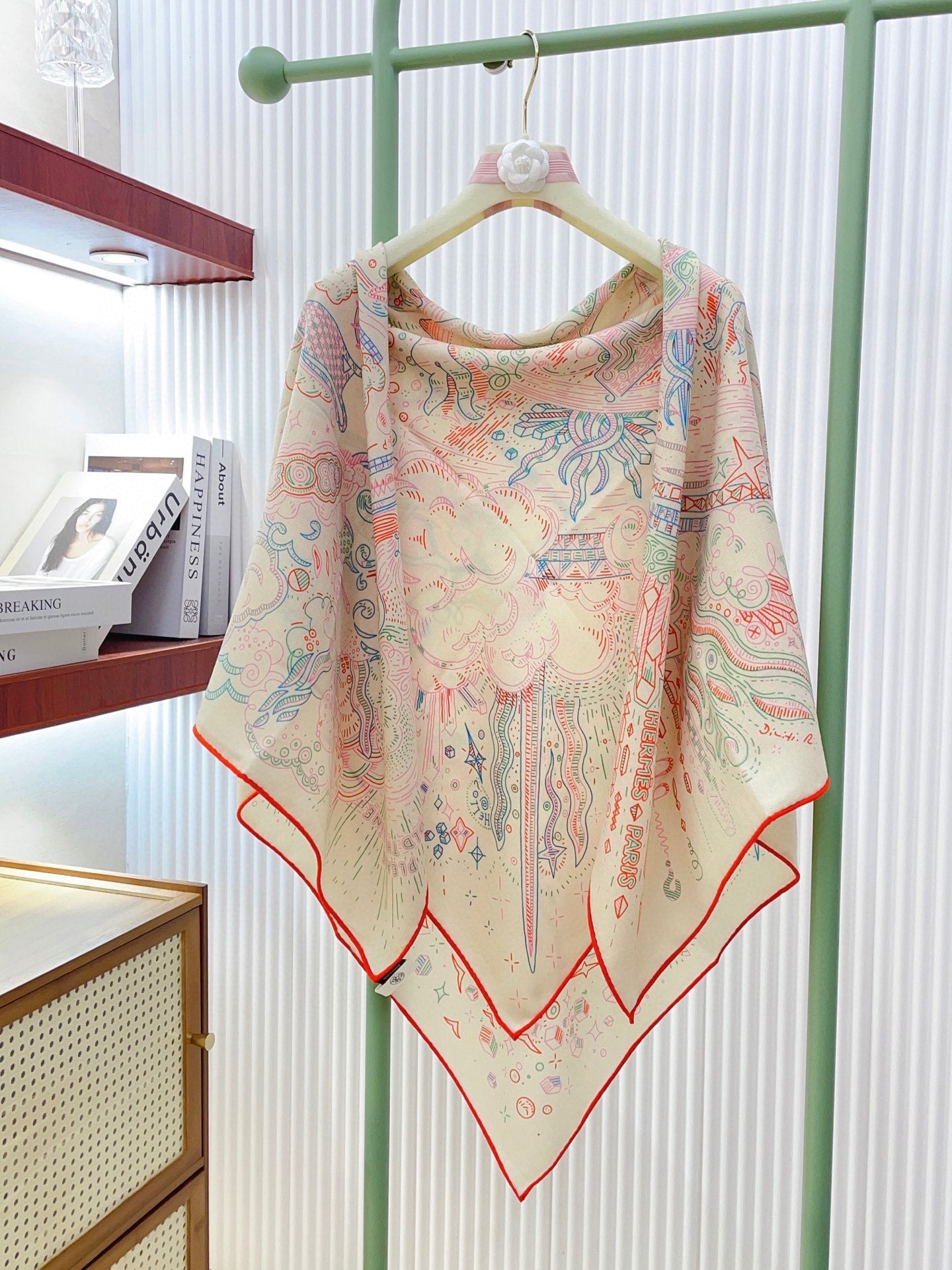 小愛款-雙面同色絲毛140cm*140cm 羊絨方巾