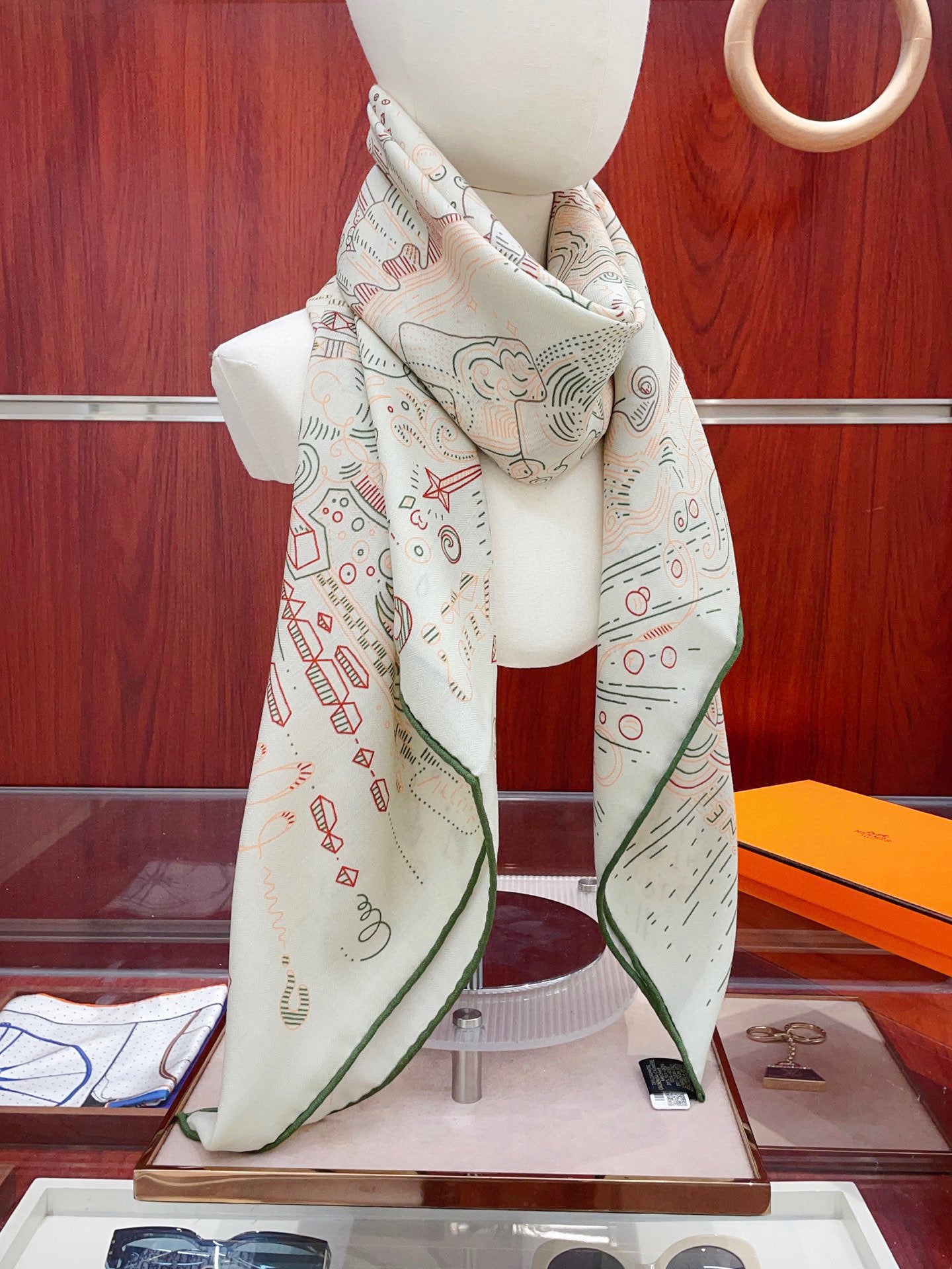 小愛款-雙面同色絲毛140cm*140cm 羊絨方巾