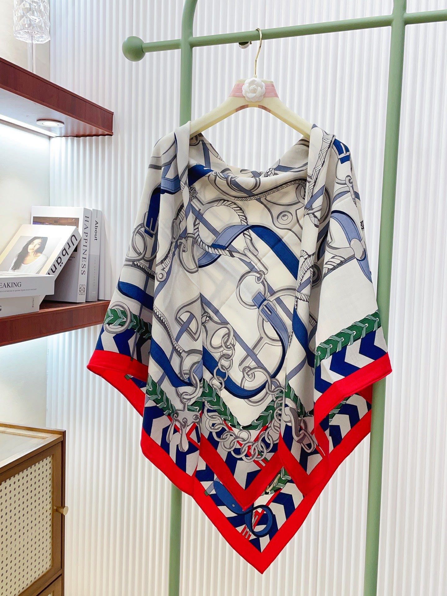 小愛款-雙面同色絲毛140cm*140cm 羊絨方巾