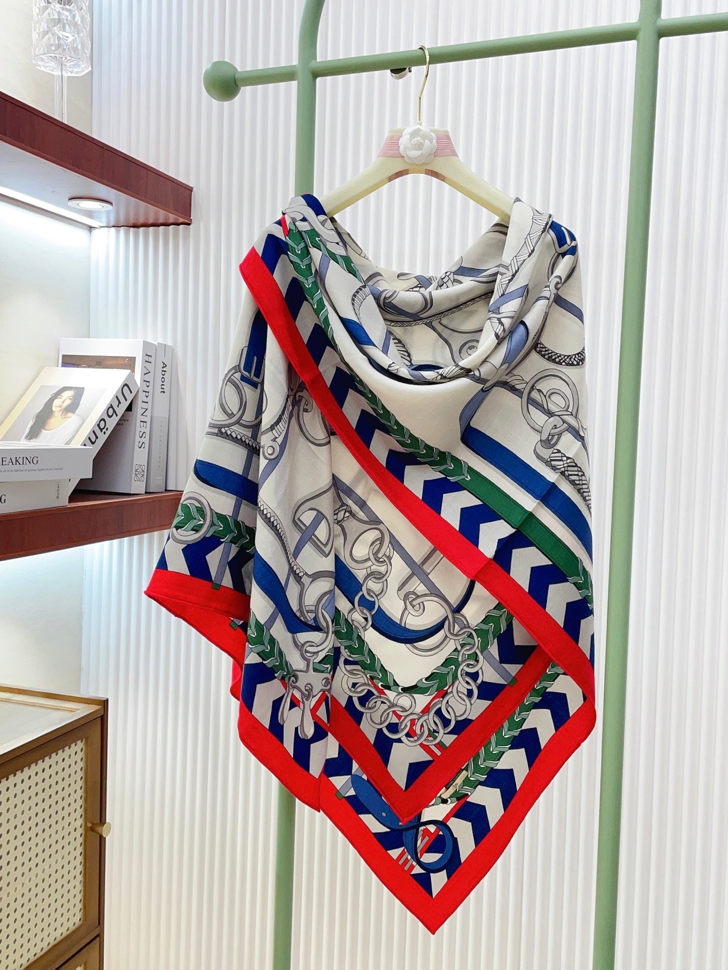 小愛款-雙面同色絲毛140cm*140cm 羊絨方巾