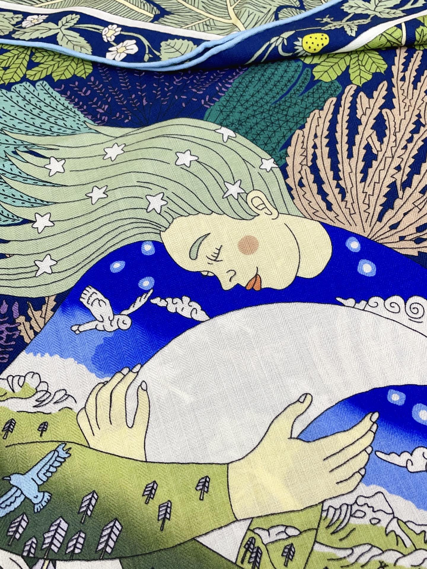 小愛款-雙面同色絲毛 140cm*140cm 羊絨方巾