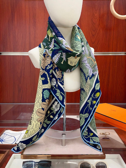 小愛款-雙面同色絲毛 140cm*140cm 羊絨方巾