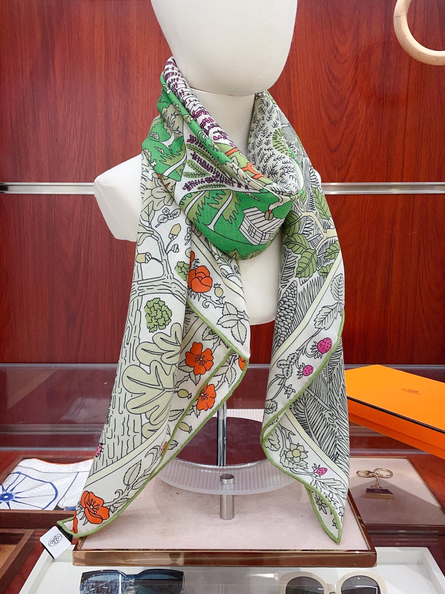 小愛款-六色入雙面同色絲毛 140cm*140cm 羊絨方巾
