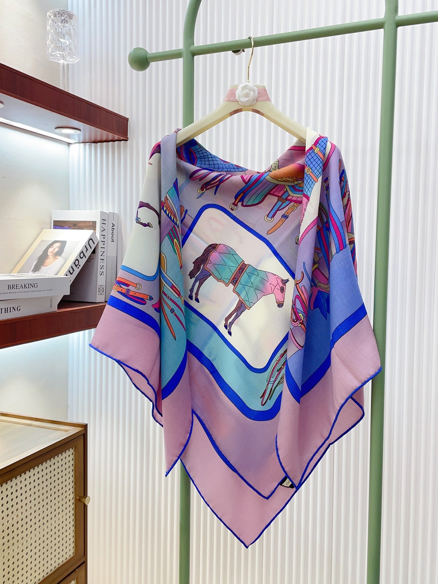 古G家-雙面同色絲毛 140cm*140cm 羊絨方巾