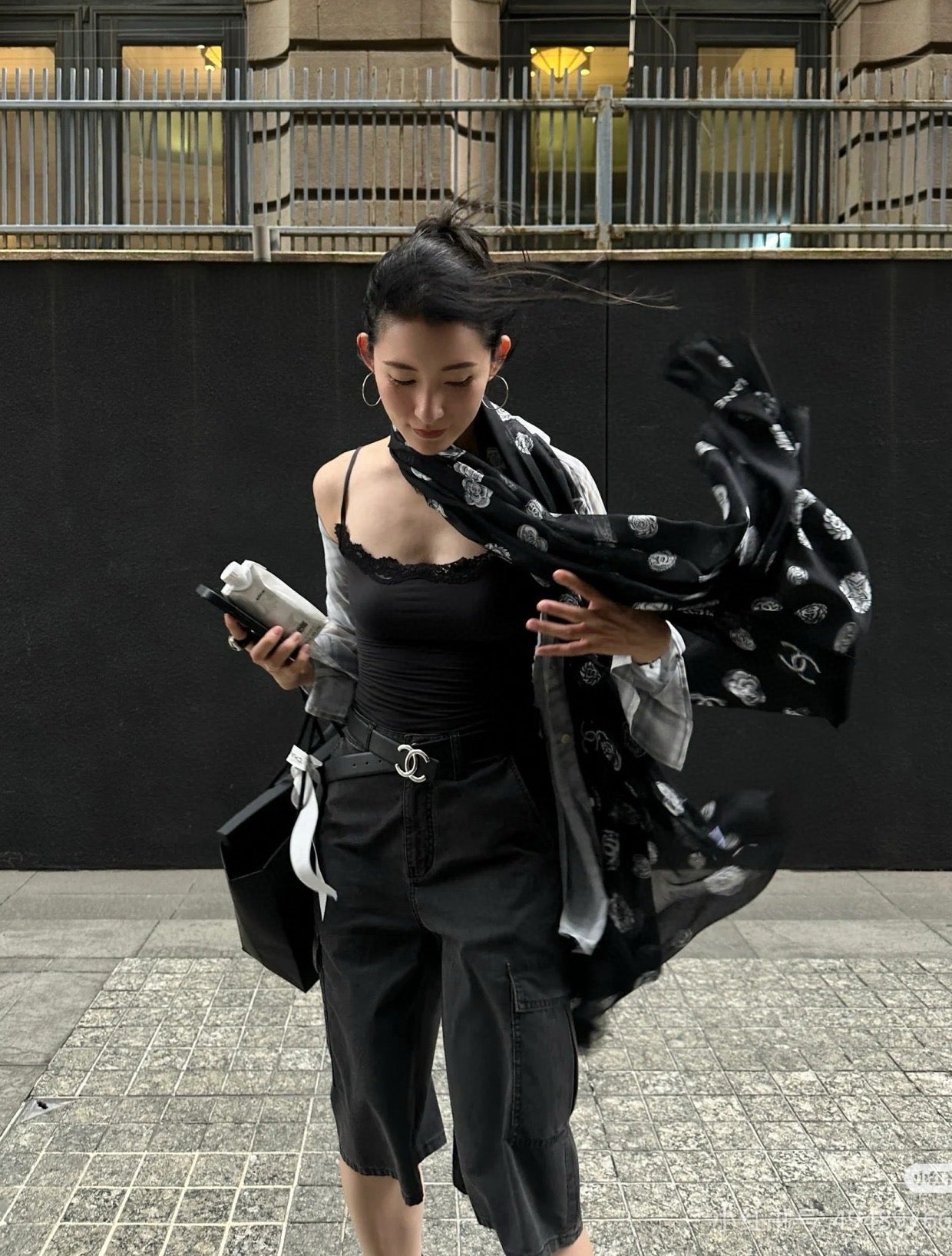 小香家-羊絨長巾 披肩印花