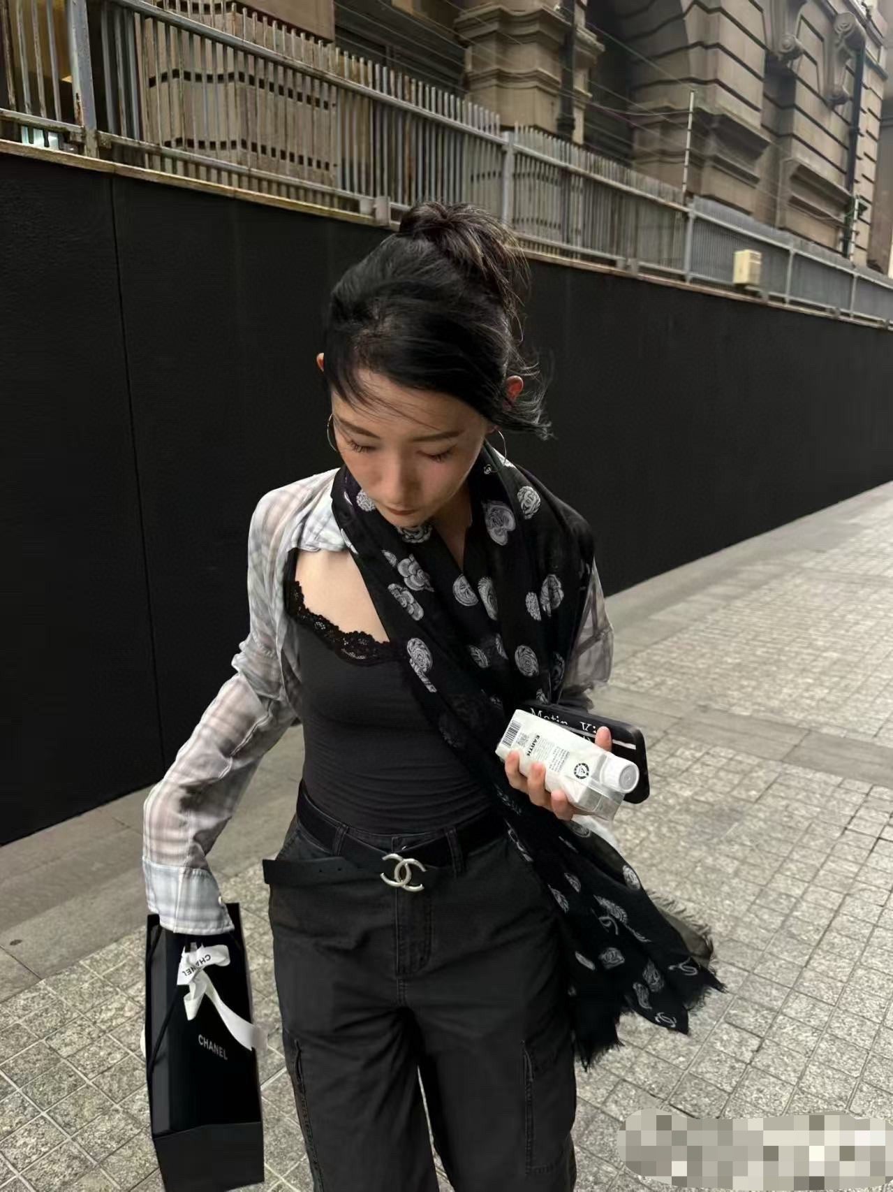 小香家-羊絨長巾 披肩印花