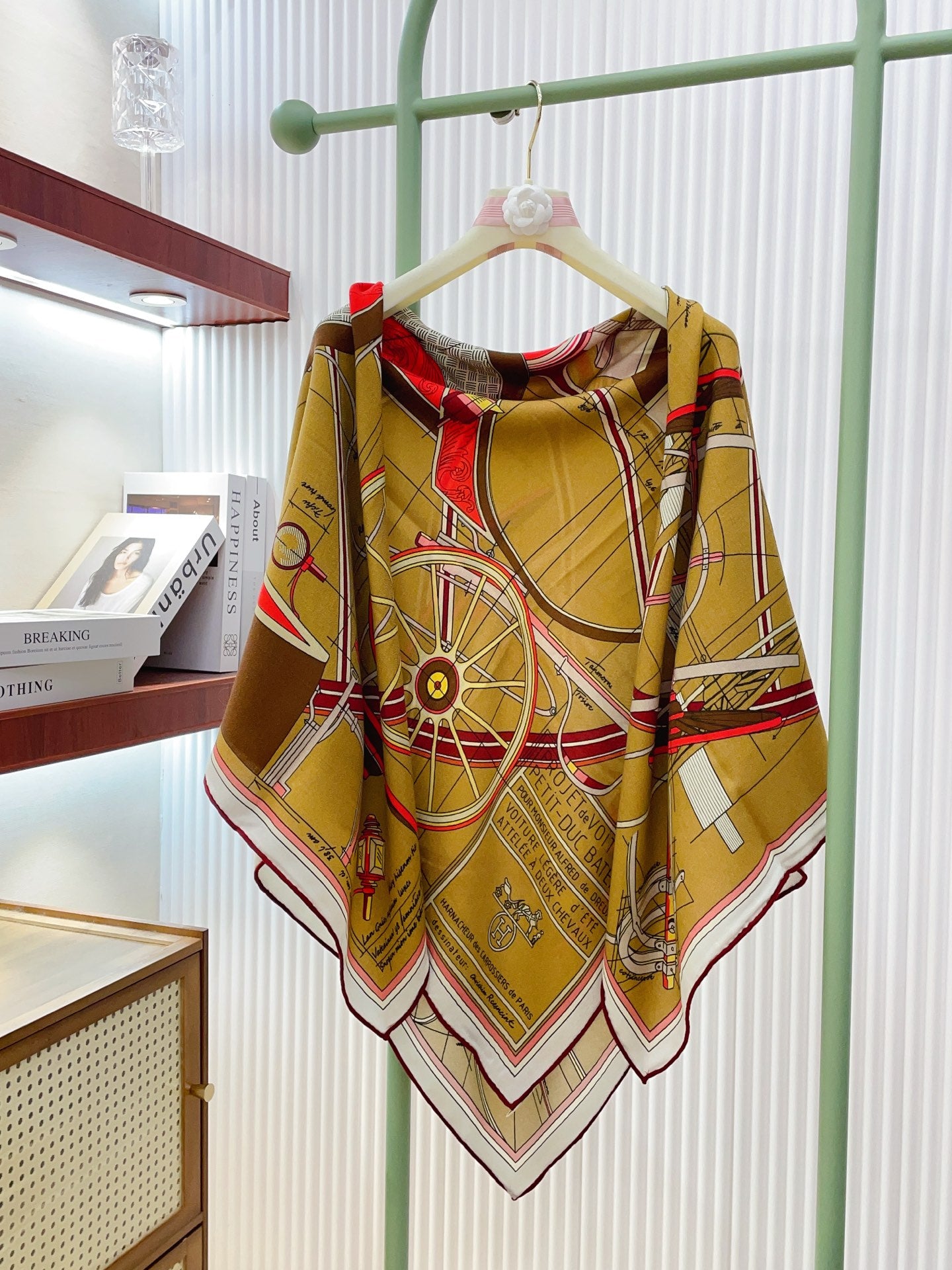 小愛款-雙面異色絲毛 羊絨方巾 140cm*140cm