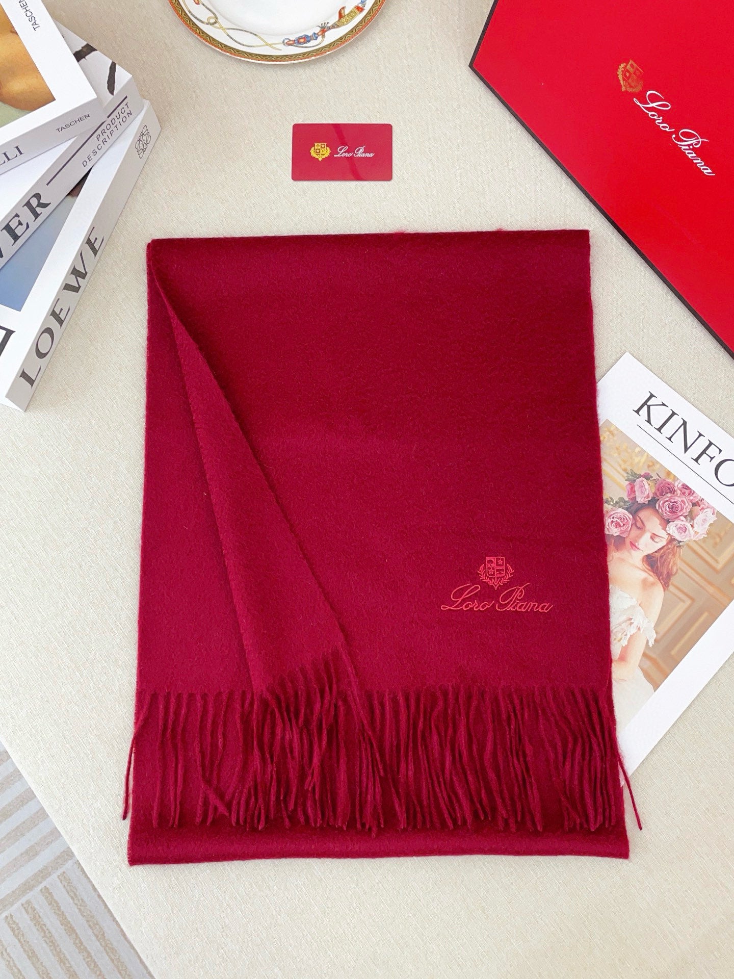 L-Piana-羊絨圍巾 30*180cm 100%全羊絨
