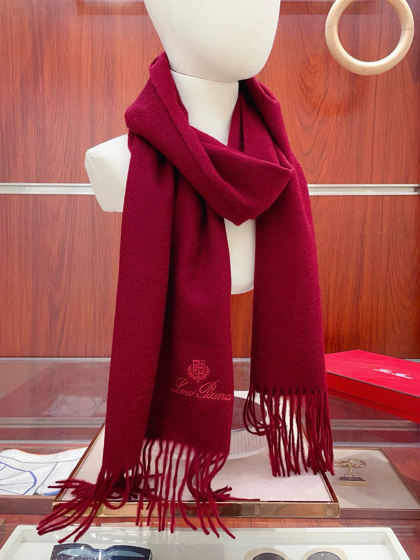 L-Piana-羊絨圍巾 30*180cm 100%全羊絨