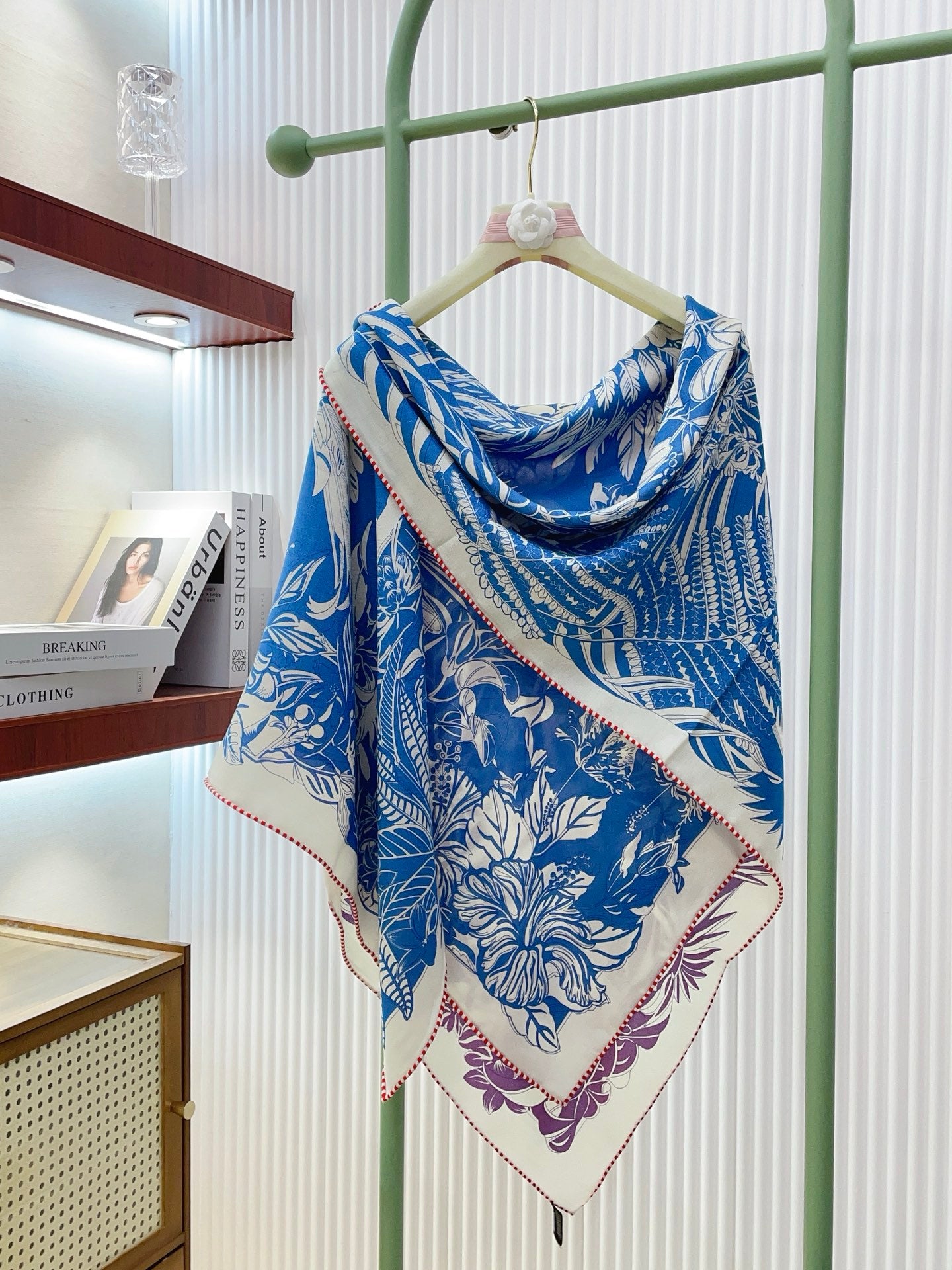 小愛款-雙面異色 140cm*140cm 羊絨方巾