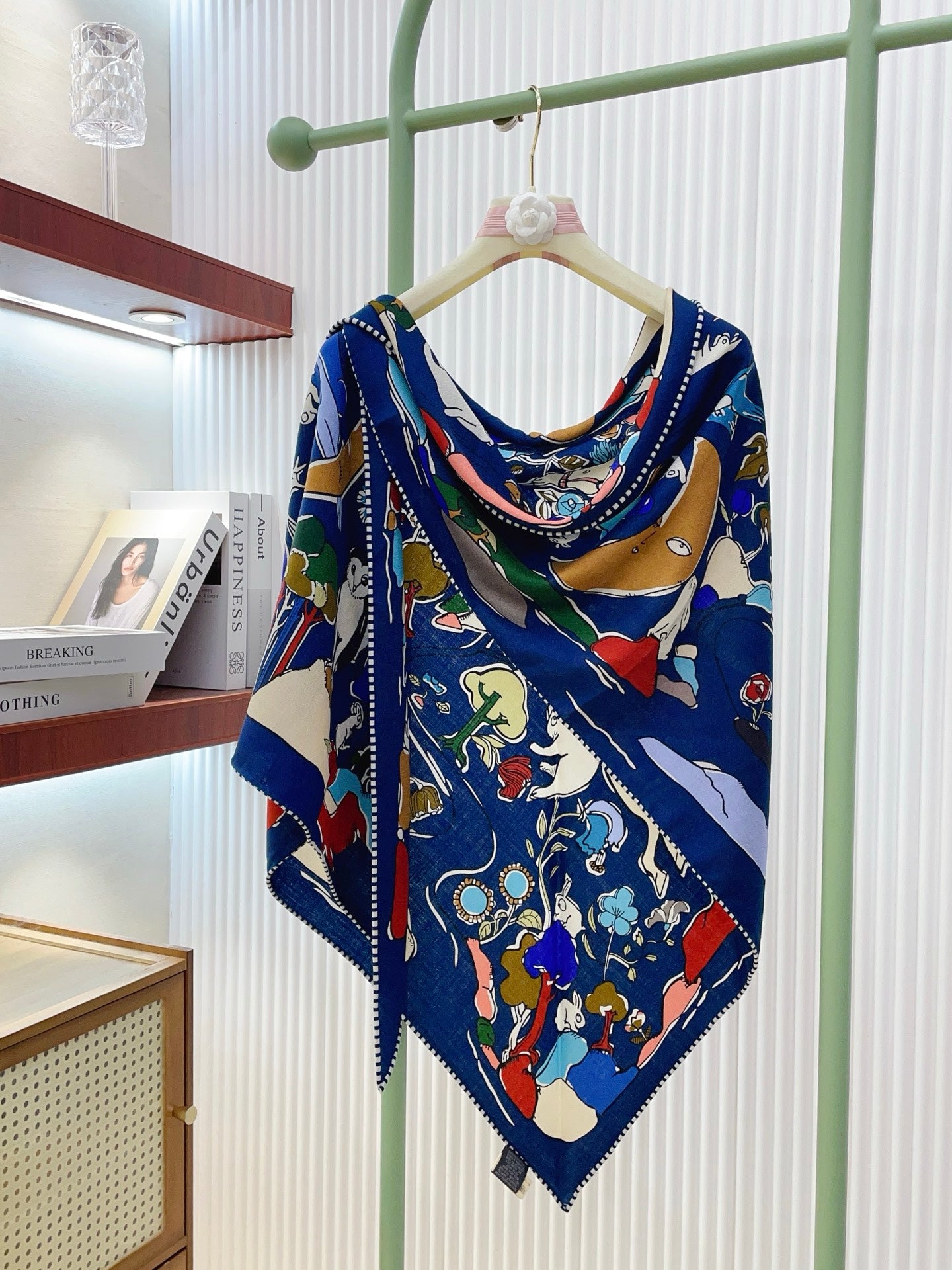 小愛款-加厚絲毛款雙面同色 94*188 多功能三角巾