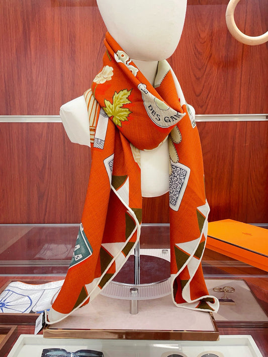 小愛款-雙面同色羊絨方巾 140cm*140cm