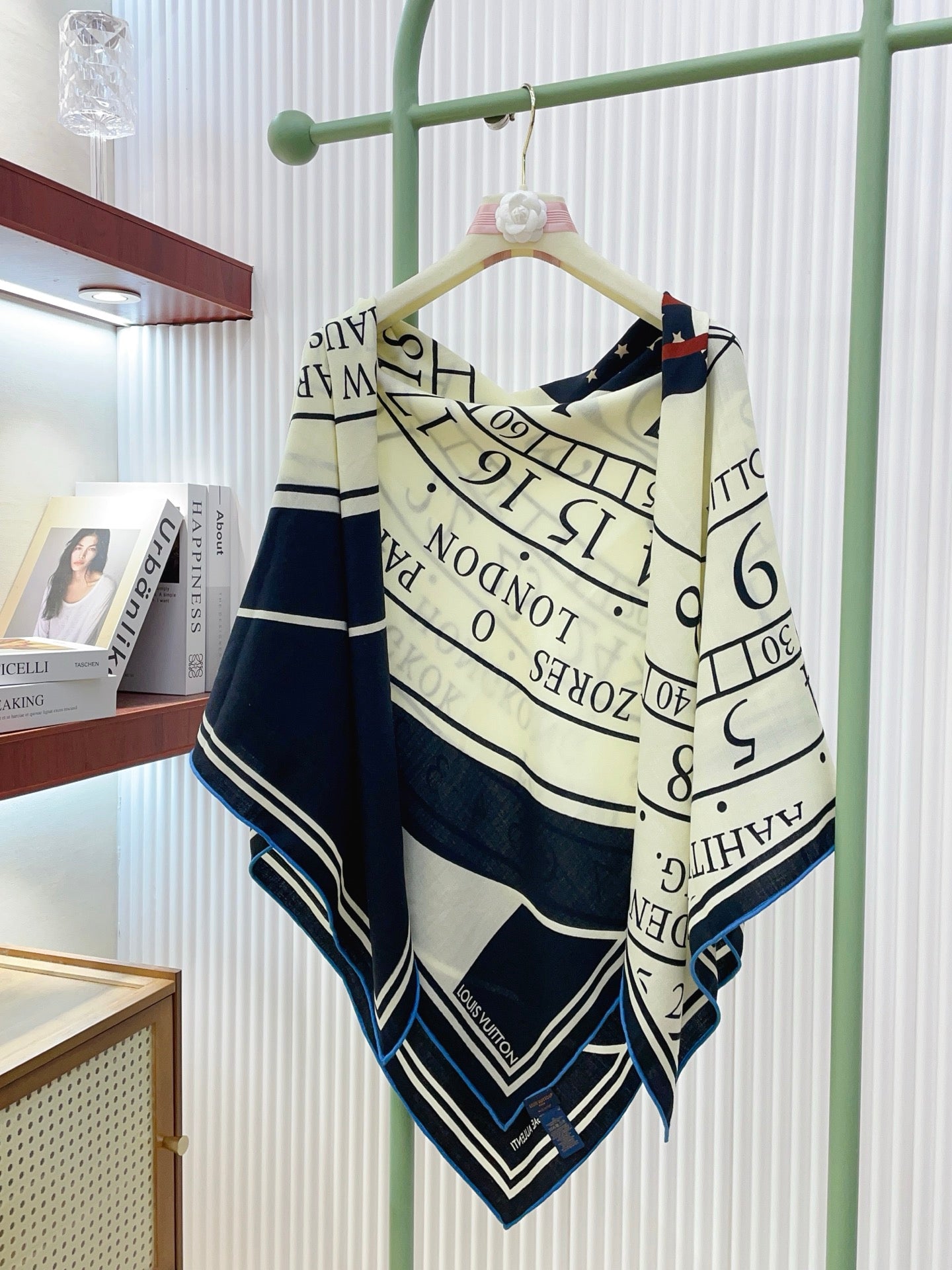 迪D家-雙面同色羊絨方巾 140cm*140cm