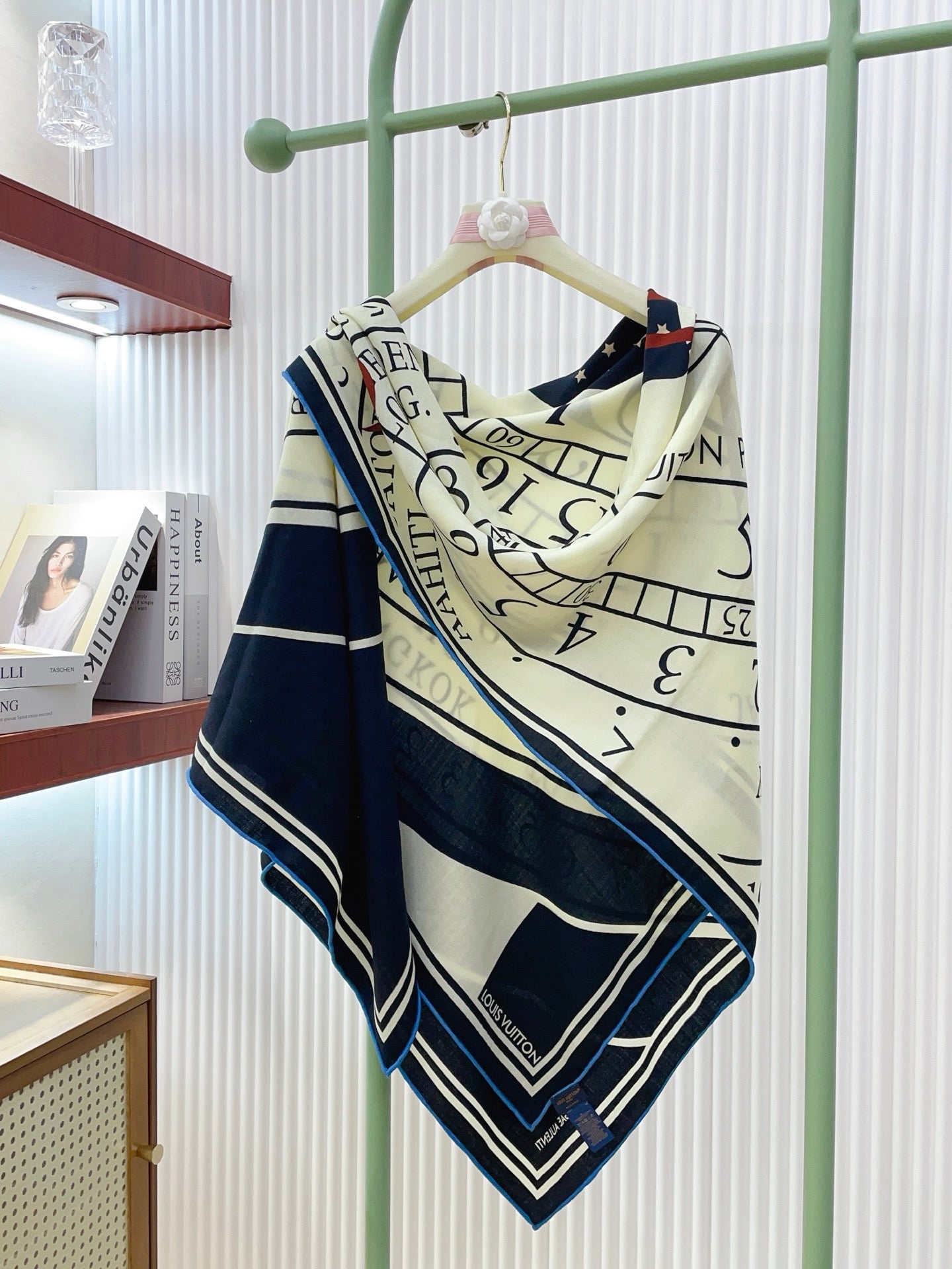 迪D家-雙面同色羊絨方巾 140cm*140cm