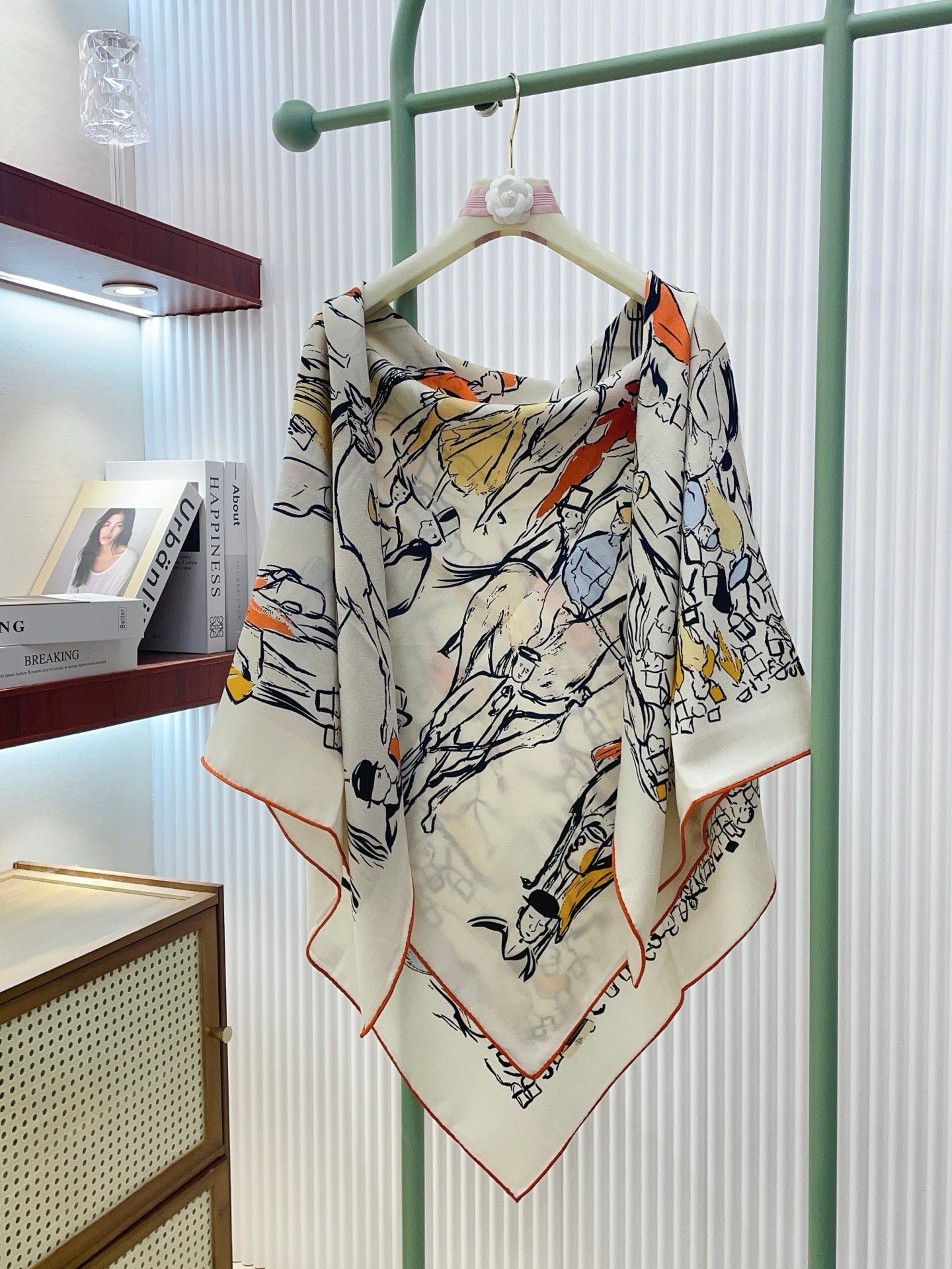 小愛款-雙面同色絲毛 140cm*140cm 羊絨方巾
