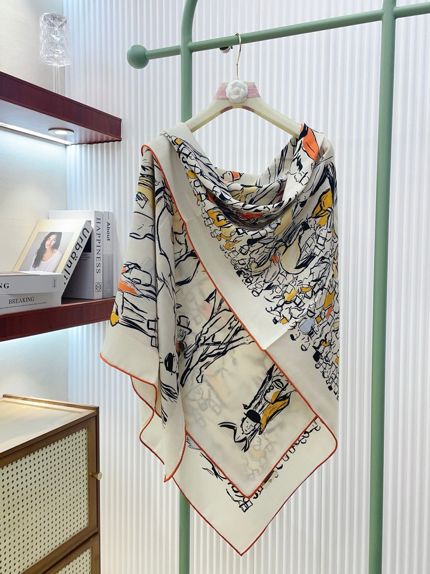 小愛款-雙面同色絲毛 140cm*140cm 羊絨方巾