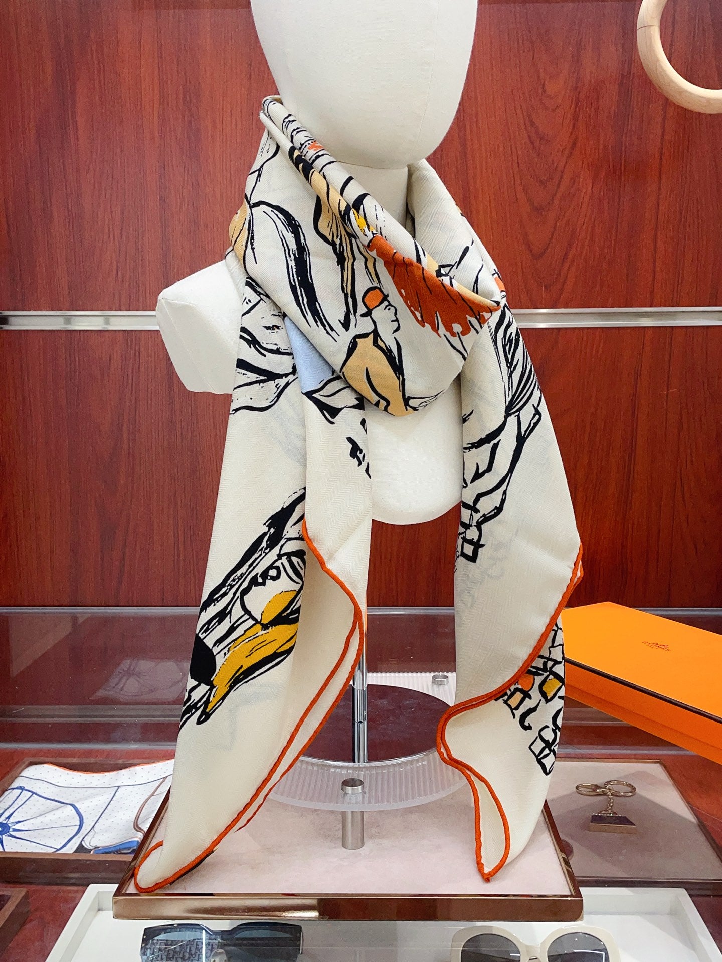 小愛款-雙面同色絲毛 140cm*140cm 羊絨方巾