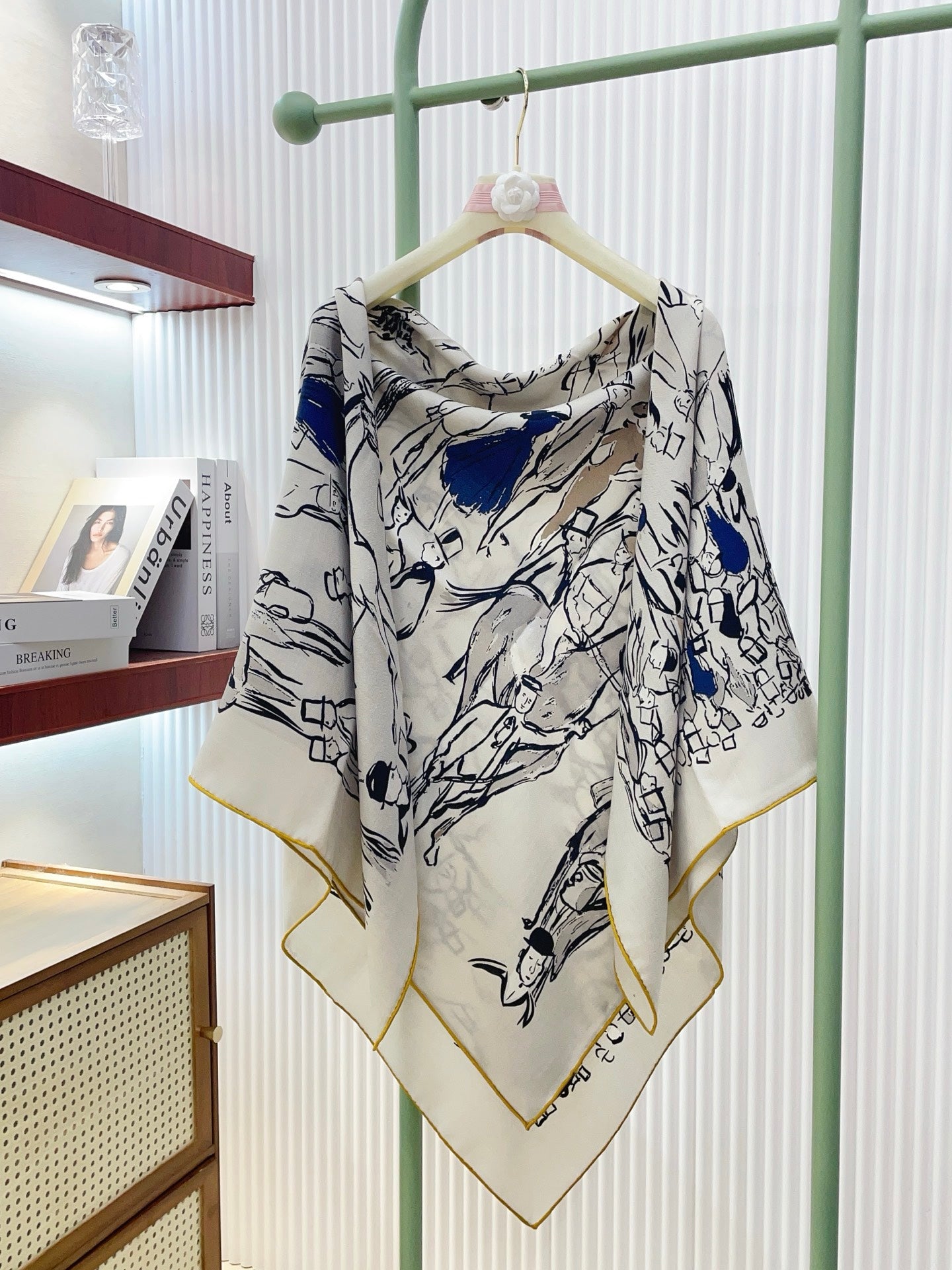 小愛款-雙面同色 140cm*140cm 羊絨方巾