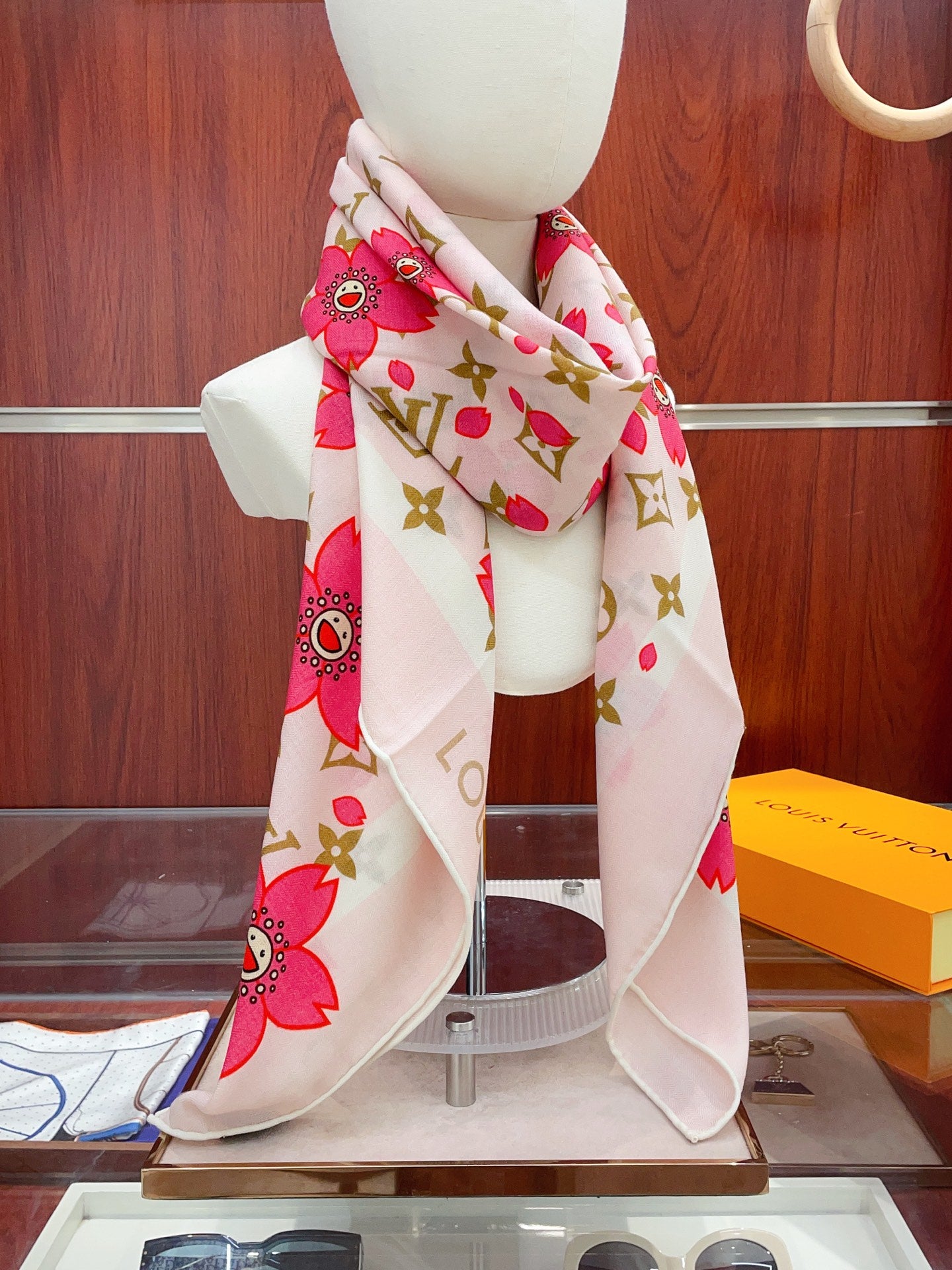 路L家-雙面同色羊絨方巾 140cm*140cm
