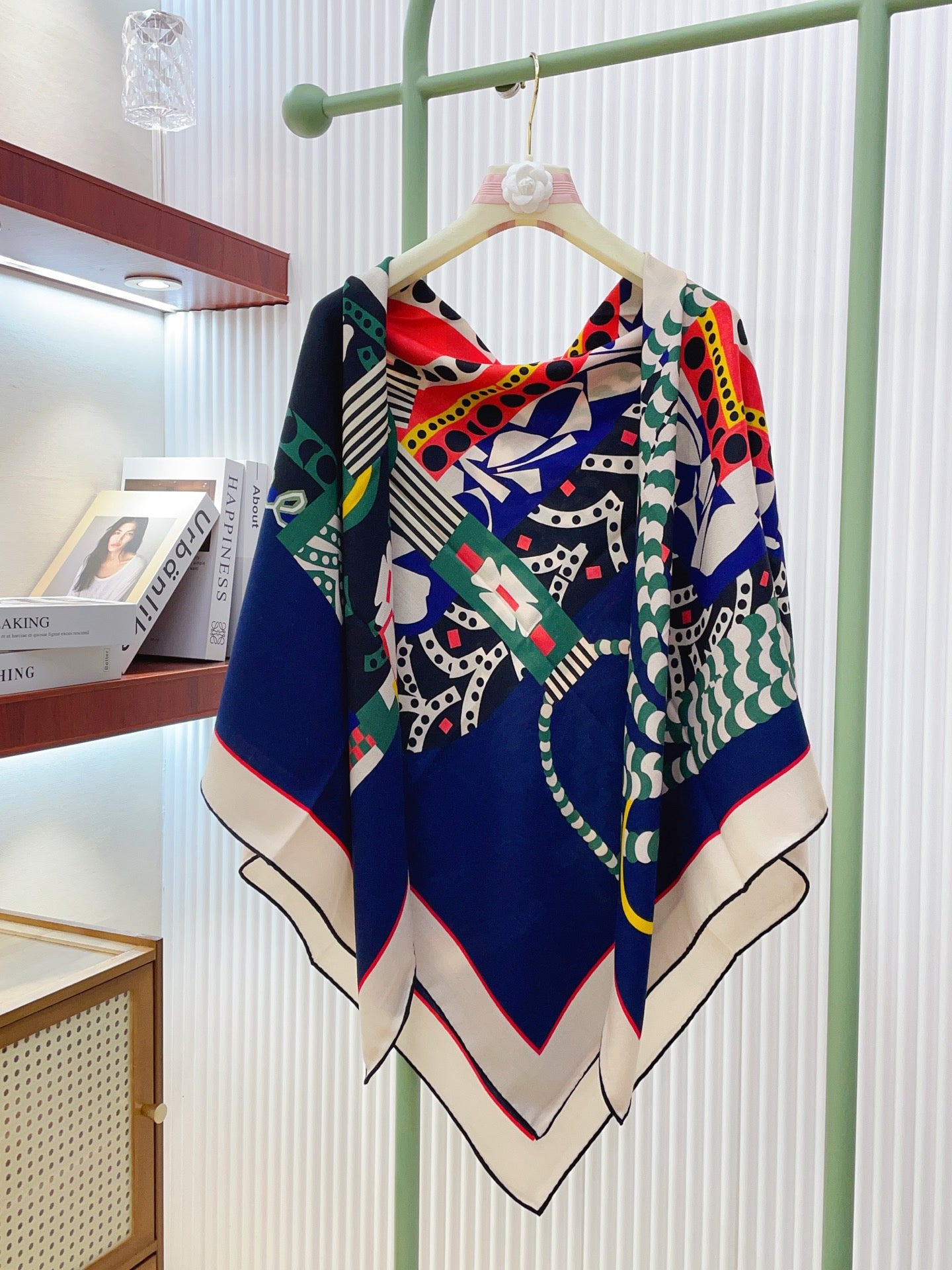 小愛款-雙面同色 羊絨方巾 140cm*140cm