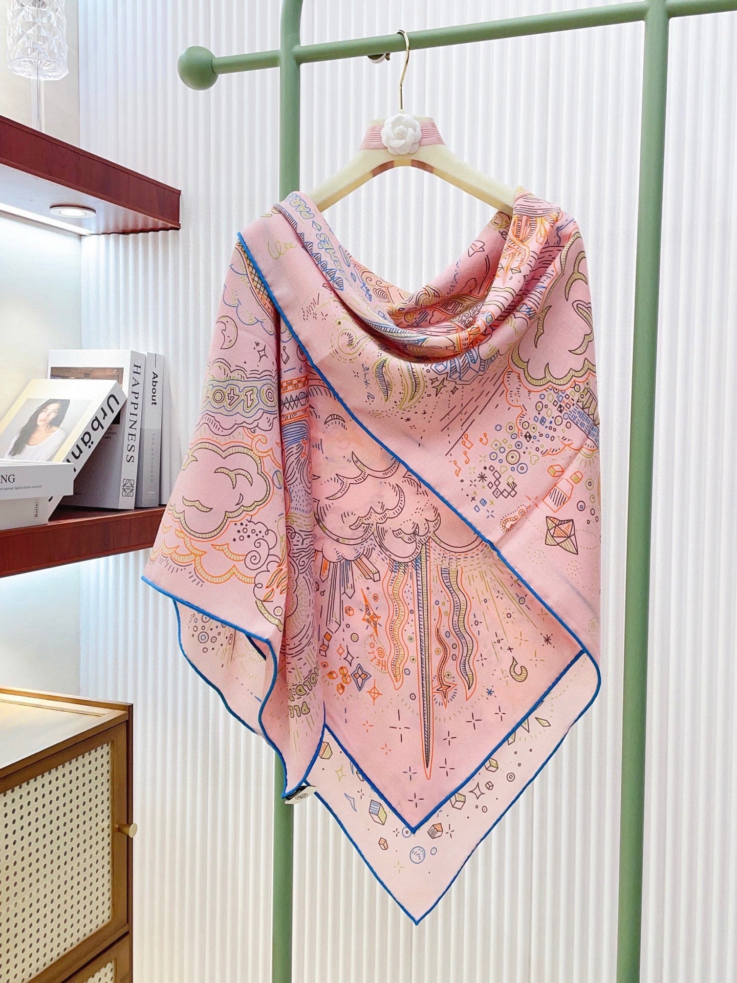 小愛款-雙面同色 140cm*140cm 羊絨方巾